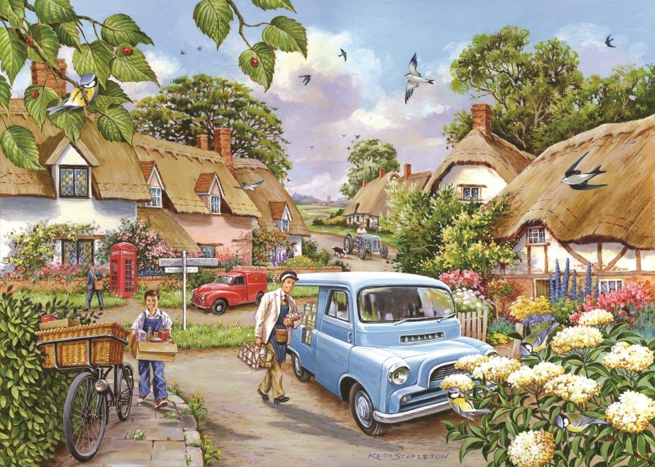 The House Of Puzzles Morning Fresh - Big 500 Piece Jigsaw Puzzle