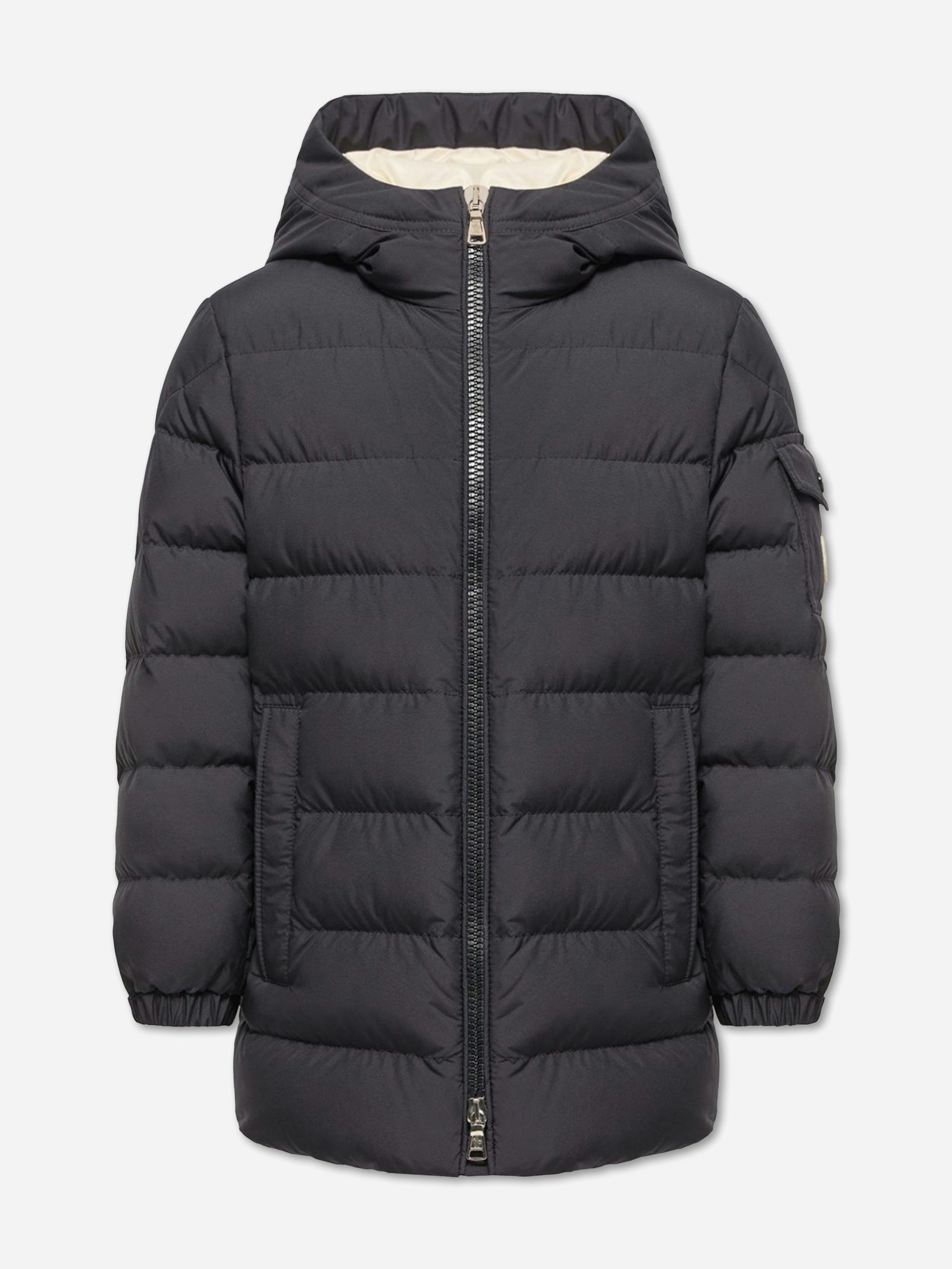 Moncler Enfant Boys Down Padded Brannock Puffer Jacket In Navy - Navy - 6 Yrs