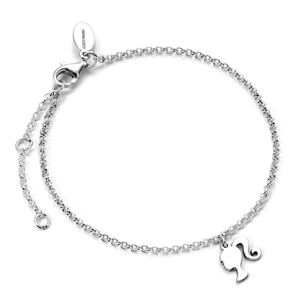 The Carat Shop Silver Barbie Sterling Silhouette Bracelet