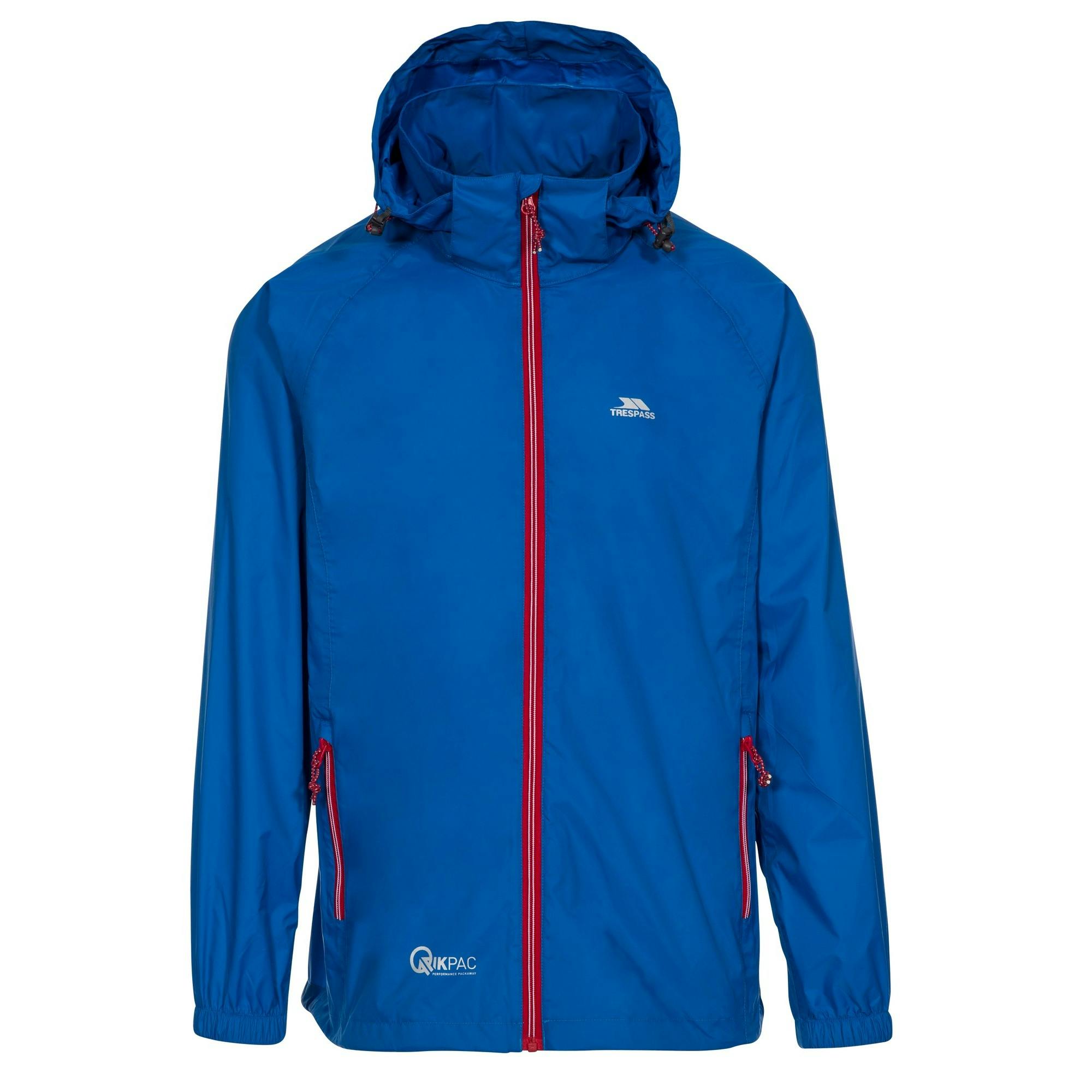 Trespass Qikpac X Unisex Packaway Jacket - Blue - Size X-Small - Image 3