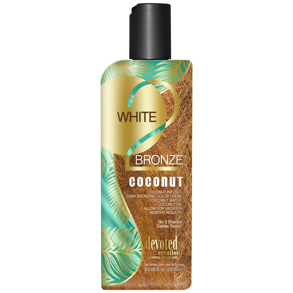 Devoted Creations White/Bronze 2 Coconut Bronzer - Bottle