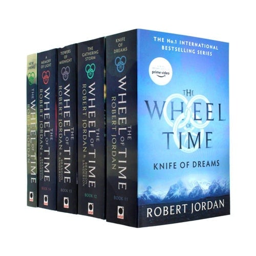 Orbit Dark/White/Light Robert Jordan The Wheel Of Time Collection 5 Books Set Series 3 (Book 11 To 15)