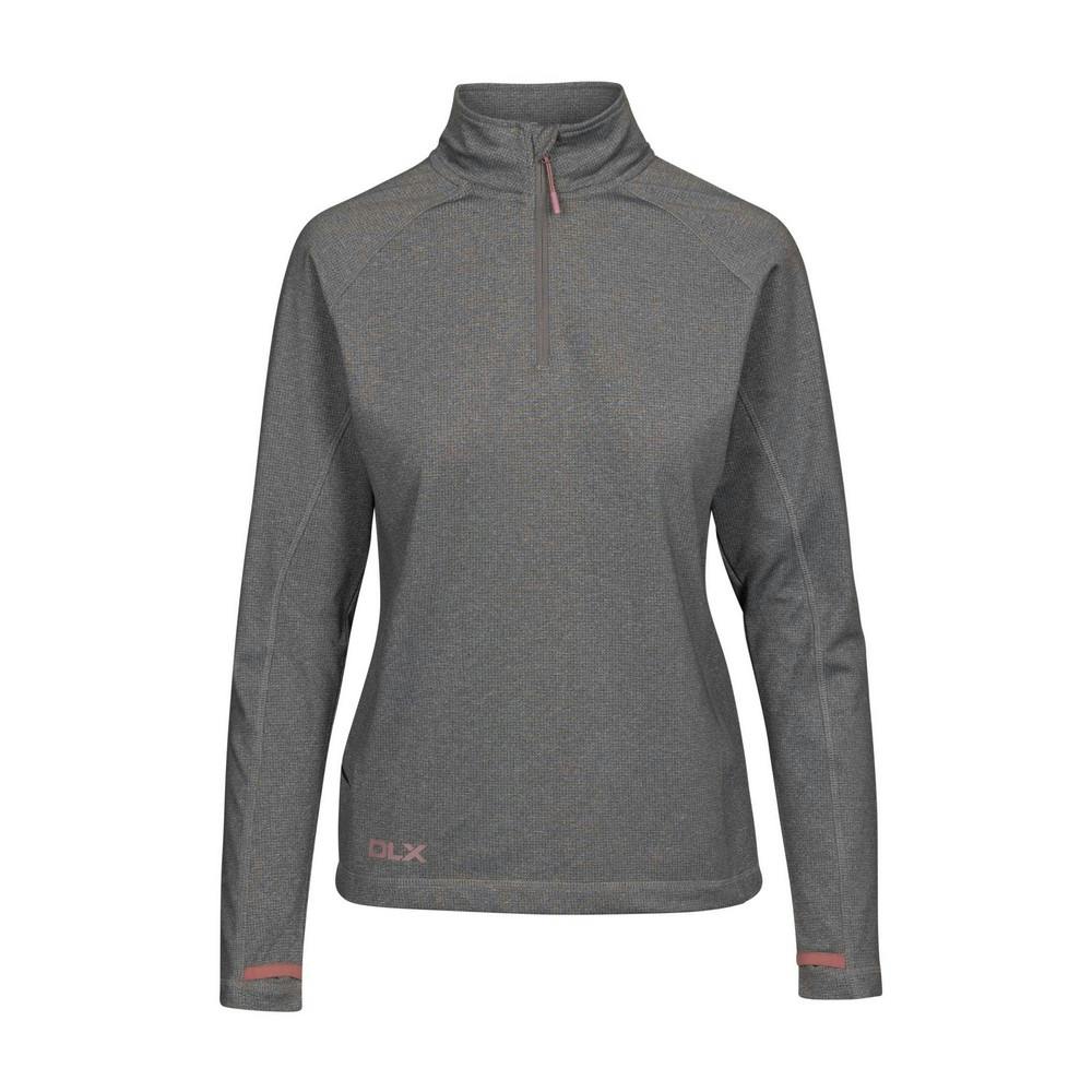 Trespass Women's Grey / Theresa Dlx Marl Top - Marl - Marl - S - 94% Polyester/6% Elastane