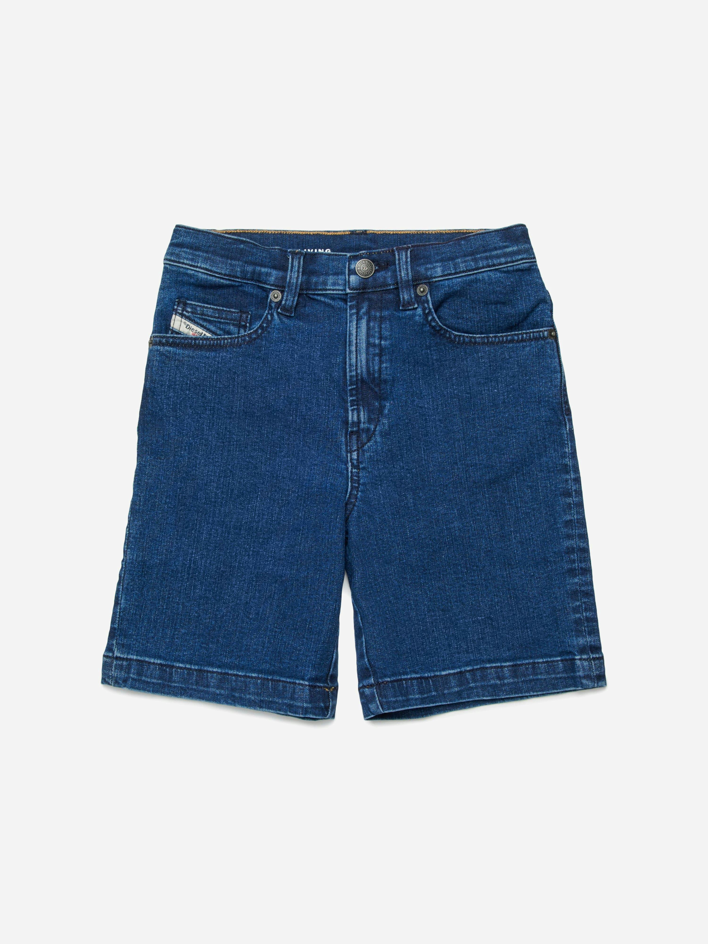 Diesel Boys Blue Denim Shorts In - 12 Yrs