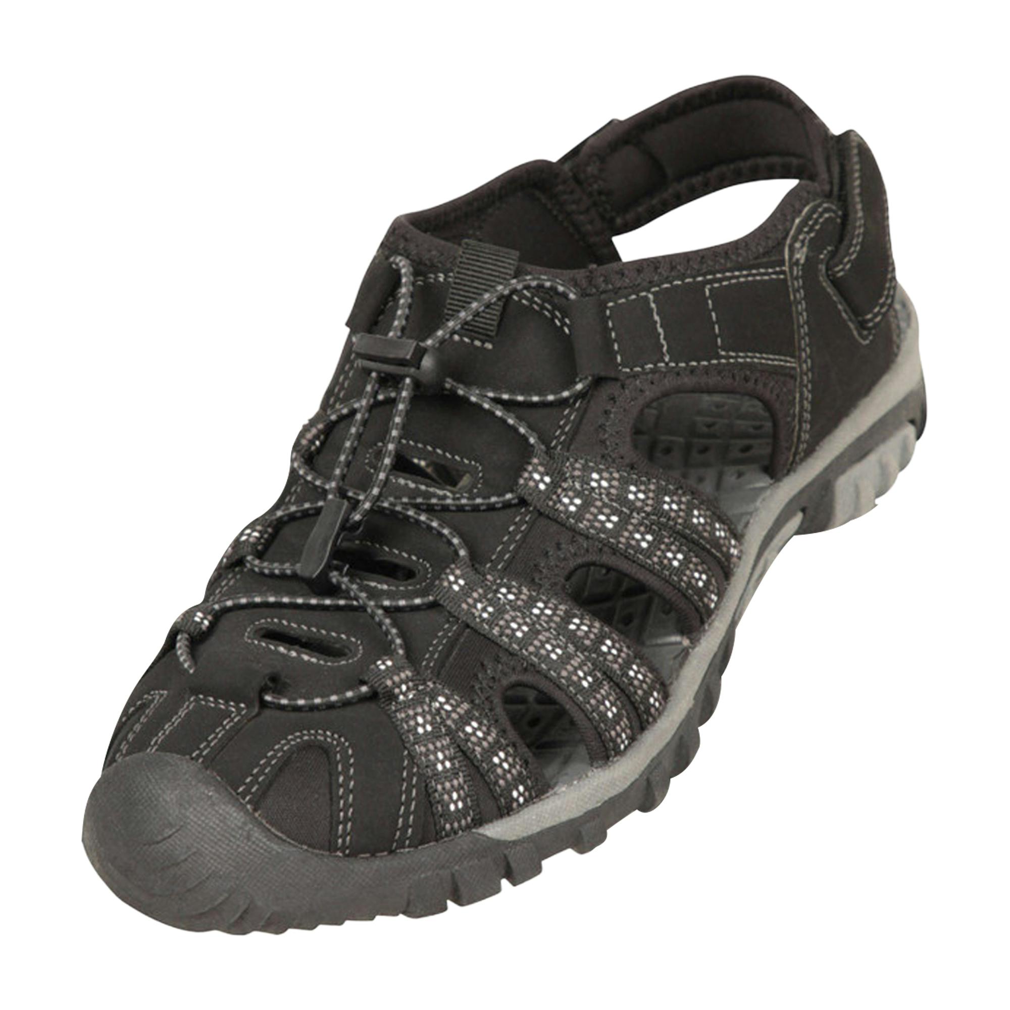 Mountain Warehouse Women's Black / Trek Sandals - Jet - Jet - 8 Uk - 50% Neoprene/50% Eva