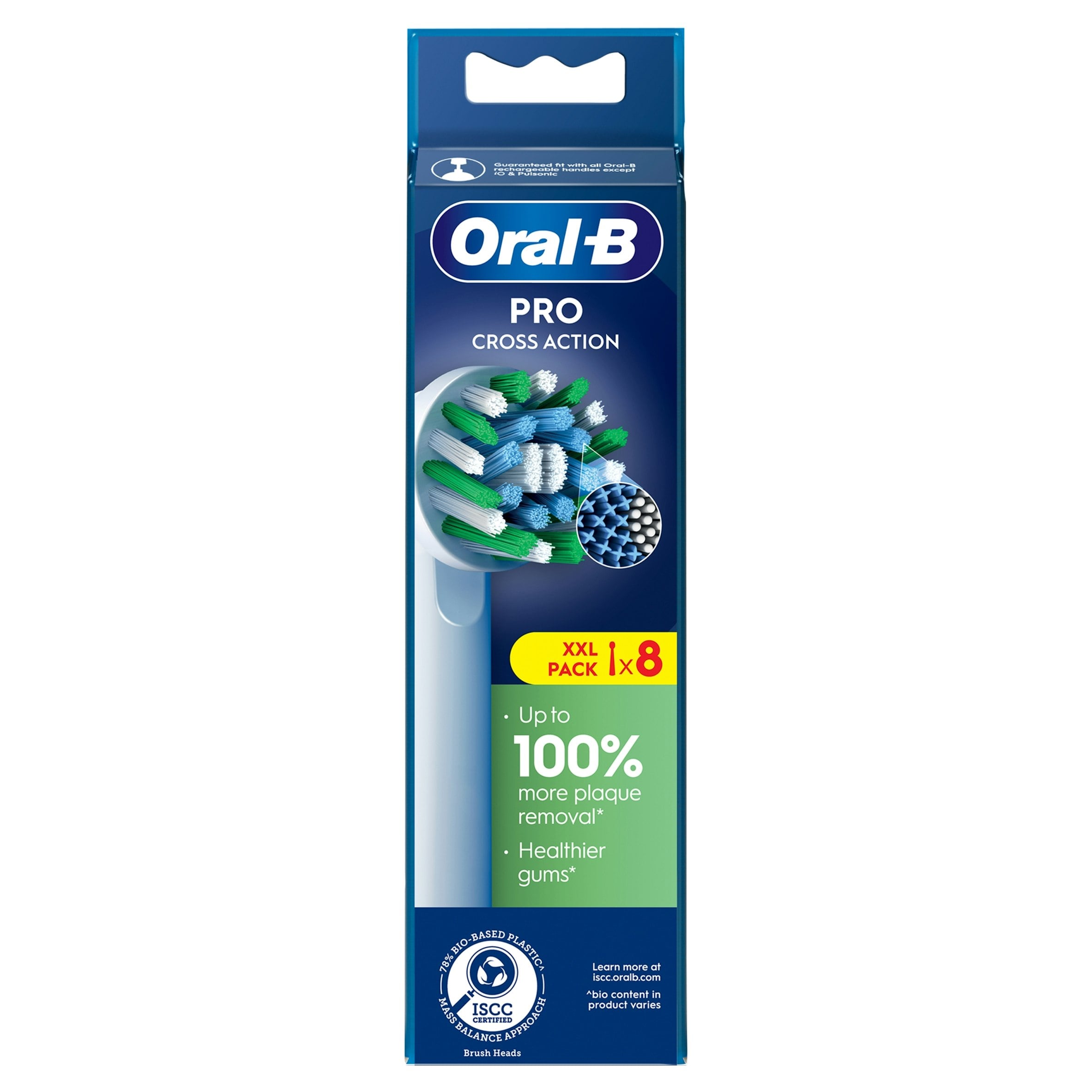 Oral-B Pro Cross Action Toothbrush Heads, Pack of 8 Counts, Suitable for Mailbox - Image 7
