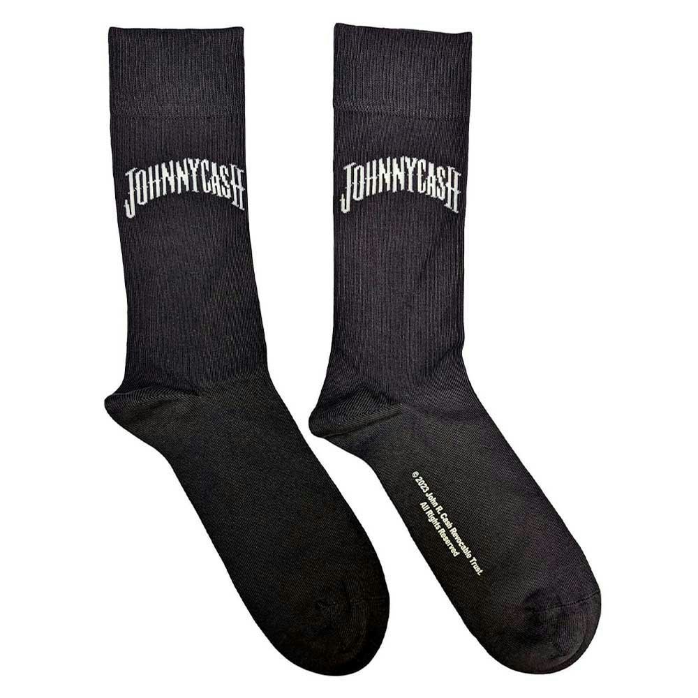 Paradiso Clothing Unisex Black Johnny Cash Man In Ankle Socks