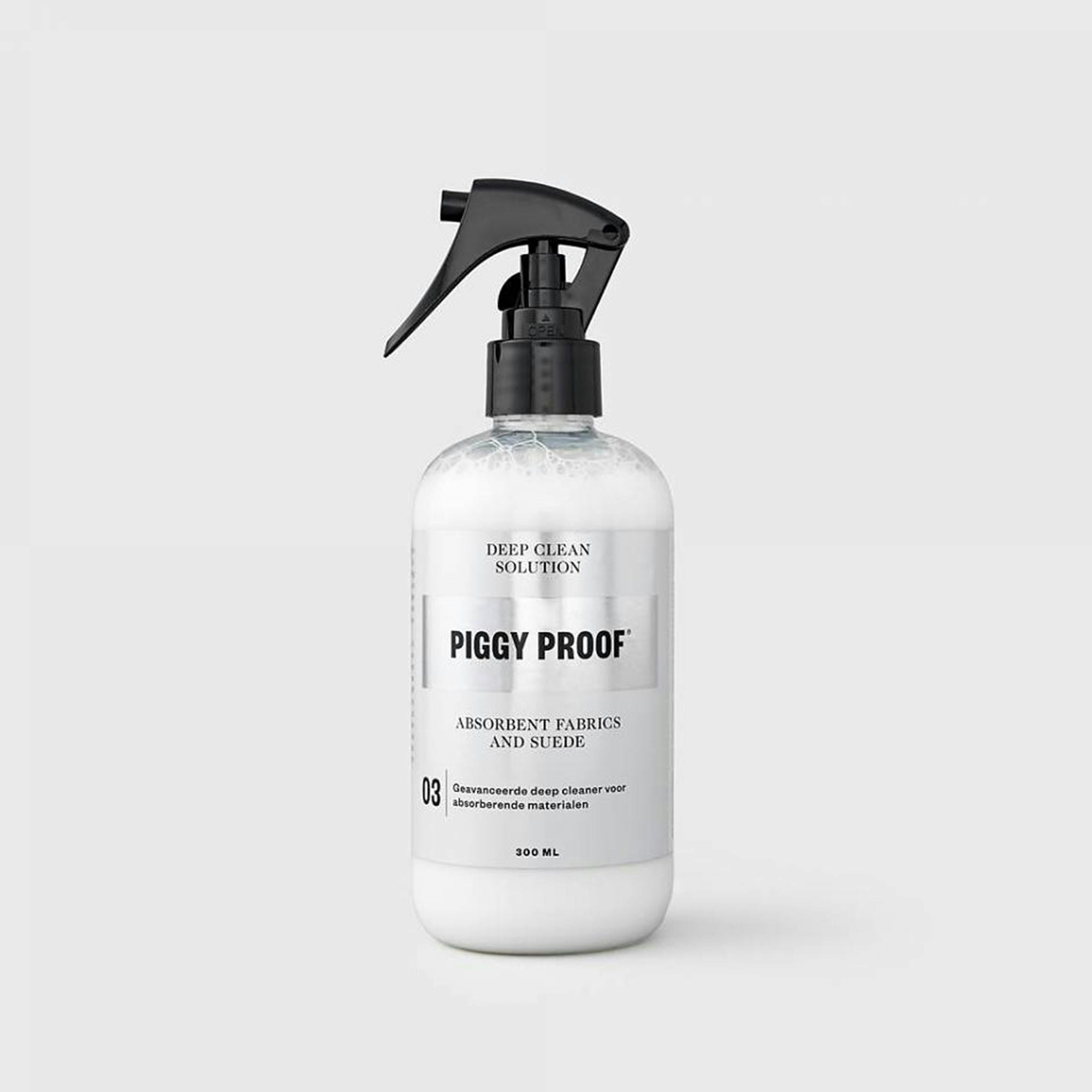 Rackhams Piggy Proof Deep Clean Solution Absorbent Fabric/Suede Spray Cleaner 300Ml