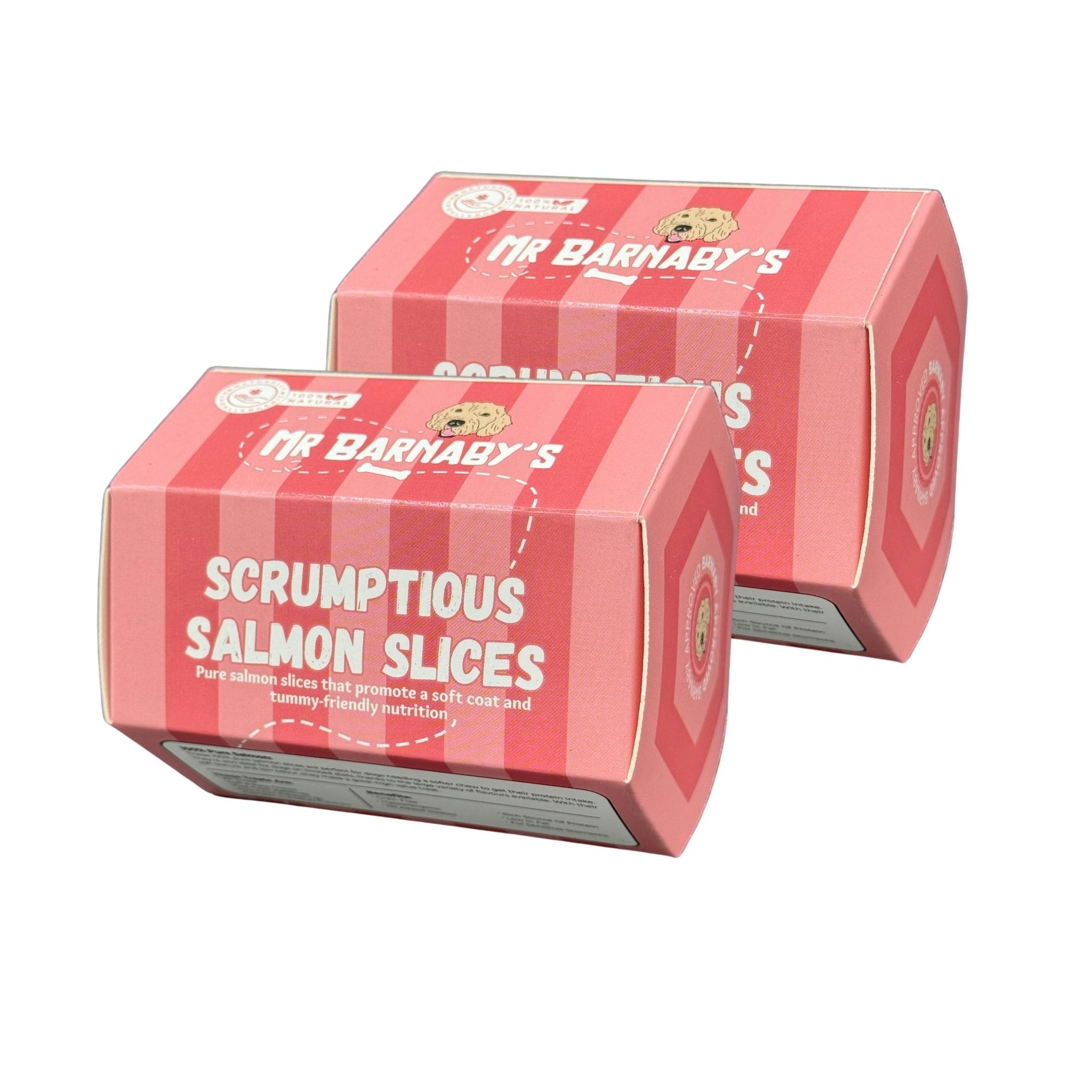 Mr Barnaby’s Salmon Mr Barnaby's Scrumptious Slices Dog Treats (Pack Of 2) - Pack Of 2 - 2