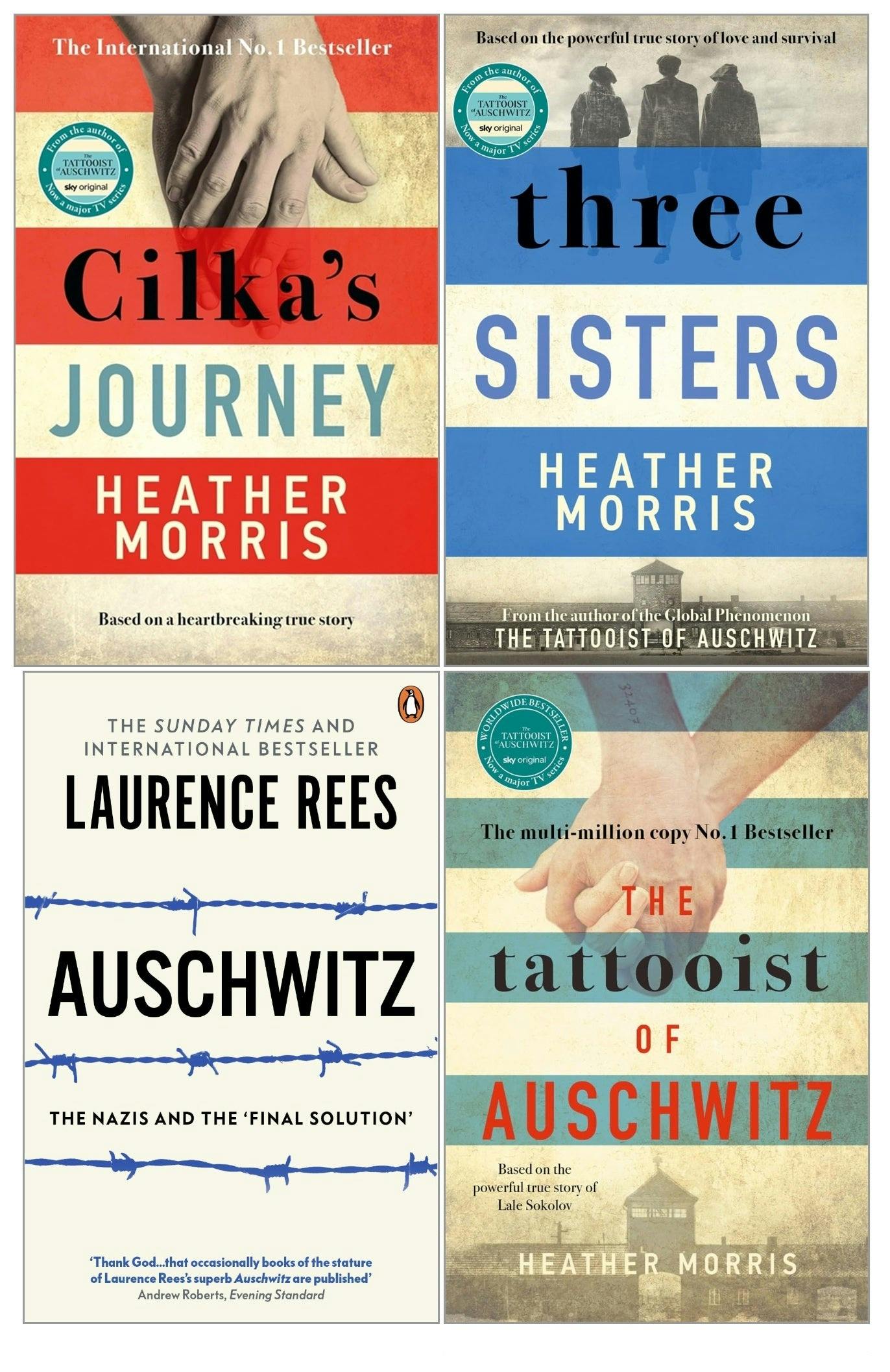 Various Publishers Auschwitz By Laurence Rees & The Tattooist Of Auschwitz Collection Set By Heather Morris - 4 Books Set
