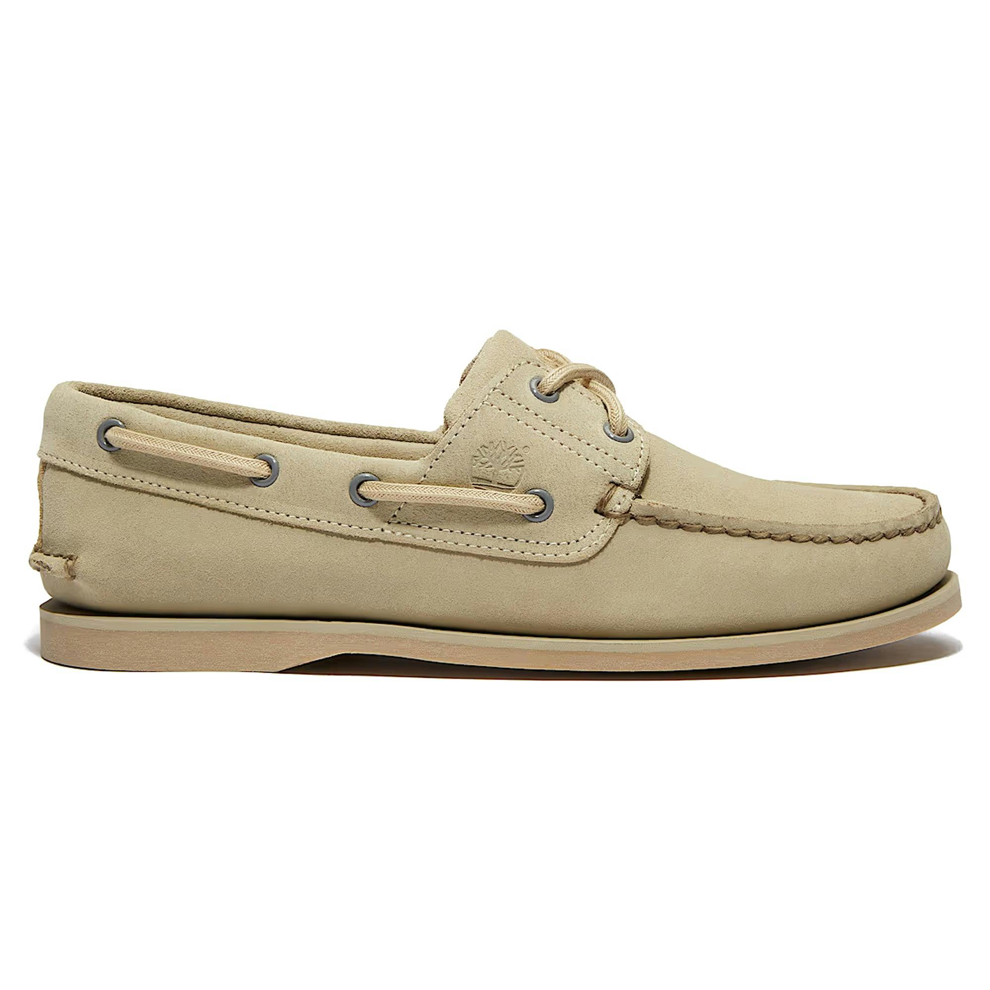 Timberland Men's Grain/White/Silver Classic Boat Shoe Sale - Sand Suede - Uk 11