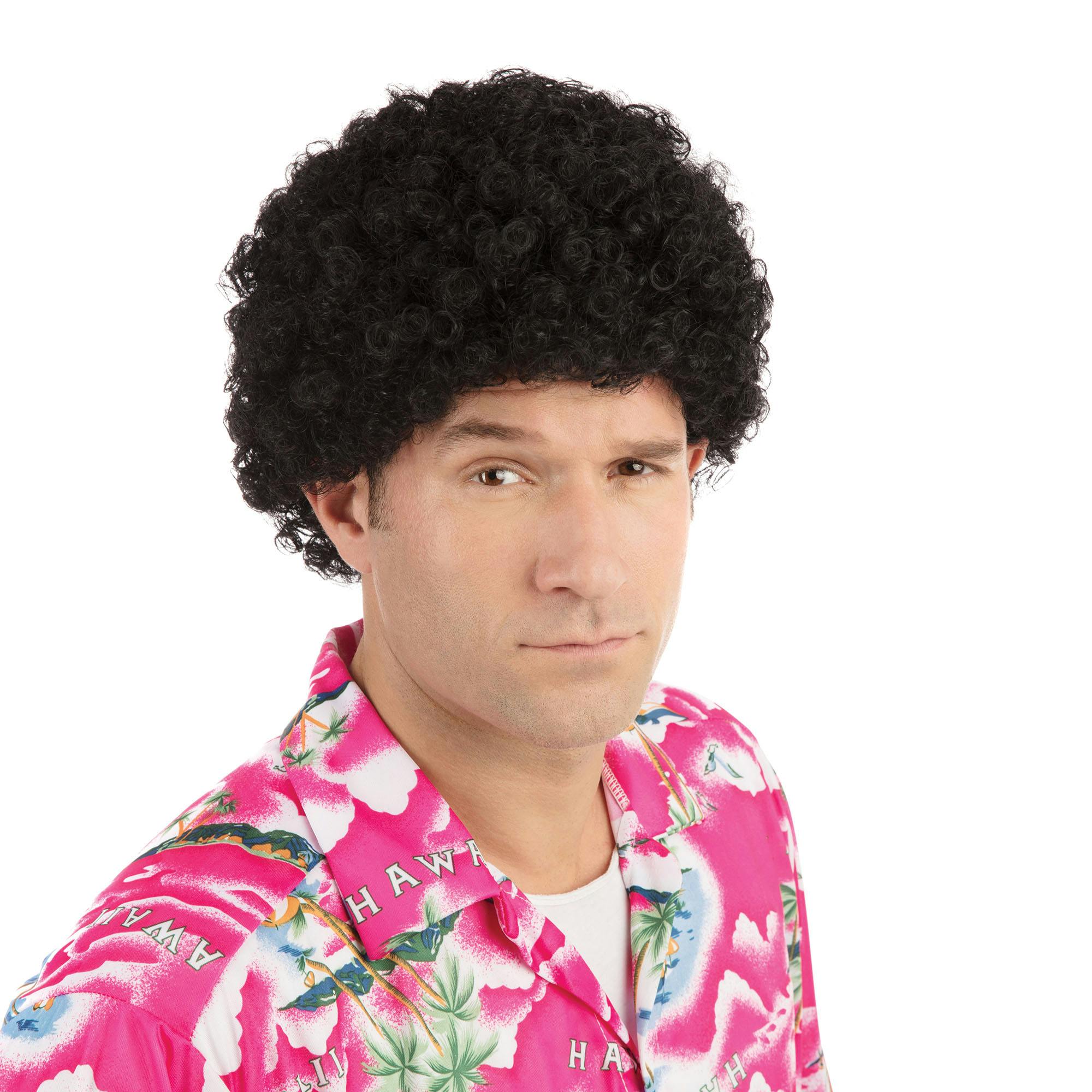 Bristol Novelty Unisex Black Adults Short Curly Afro Wig - One Size