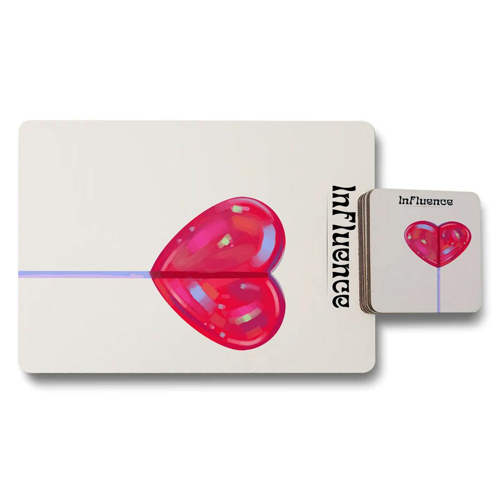Rackhams Influence Placemat And Coaster Set Designer Artwork In Trend Collection Limited Edition