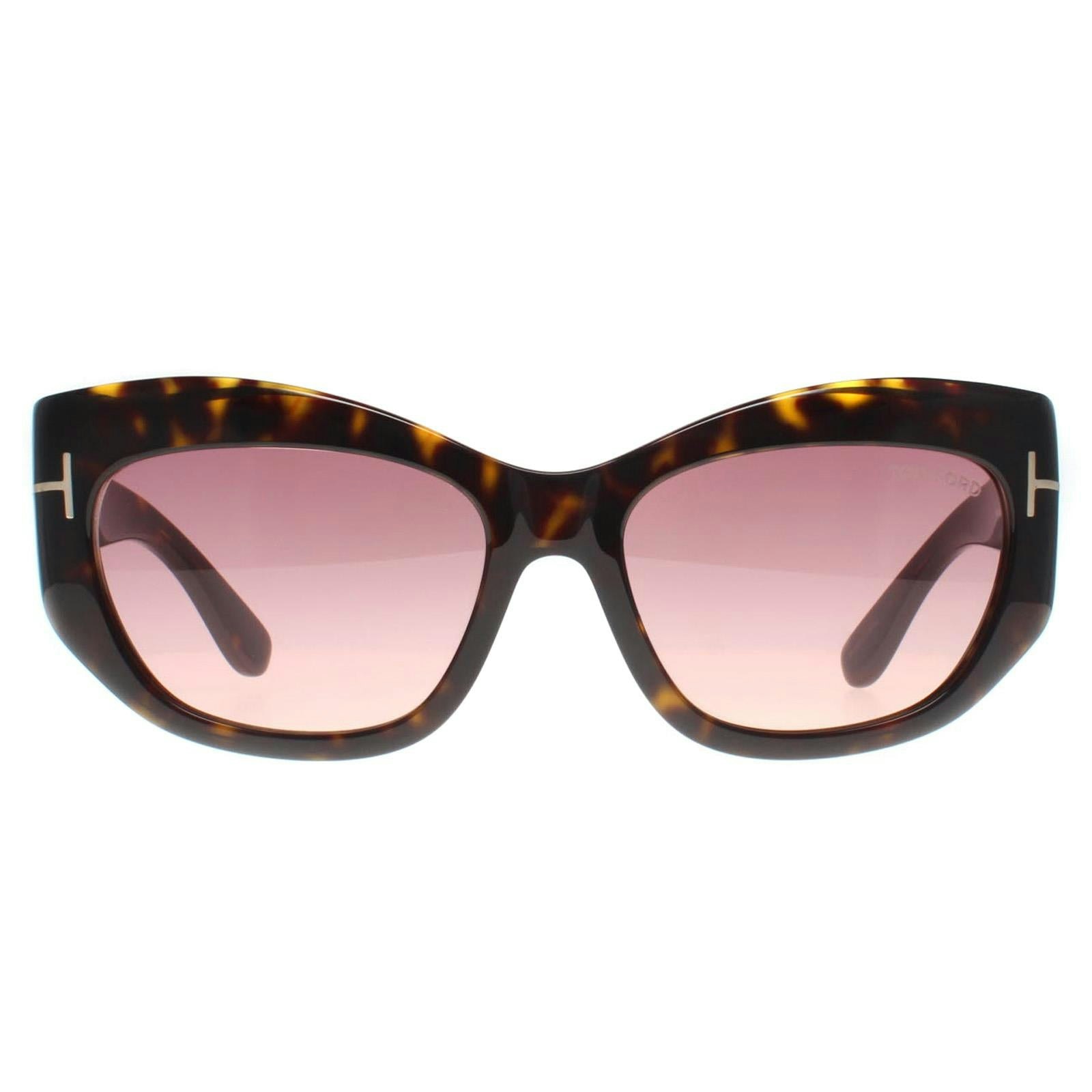 Tom Ford Women's Dark Brianna Ft1065 Havana Sunglasses