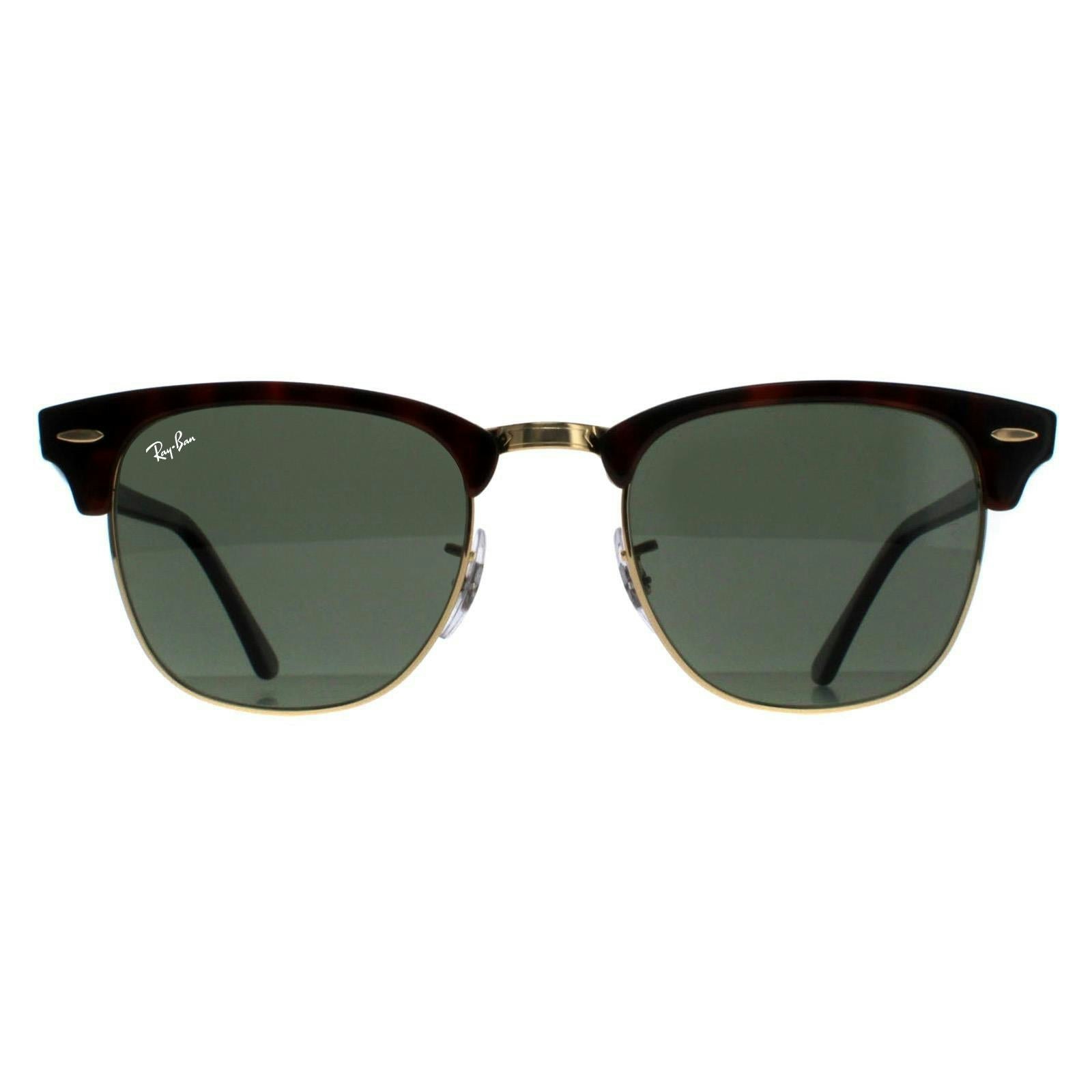 Ray-Ban Women's Brown Ray-Ban Clubmaster Sunglasses - Image 10