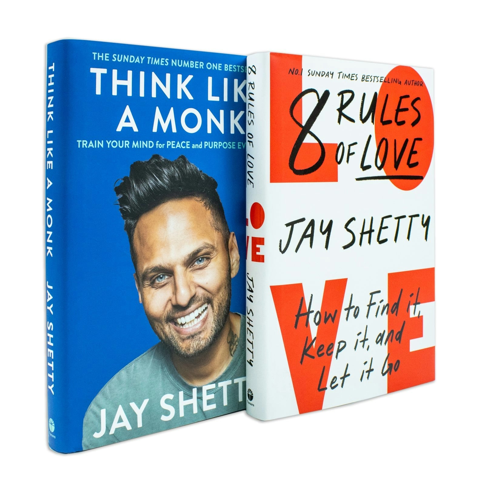 Thorsons Jay Shetty 2 Book Set - 8 Rules Of Love (Hardcover) & Think Like A Monk (Paperback) - Bestselling Self-Help Books On Love & Purpose - Image 6