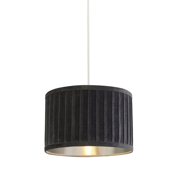Rackhams Grey/Silver Caritas 30Cm & Shade