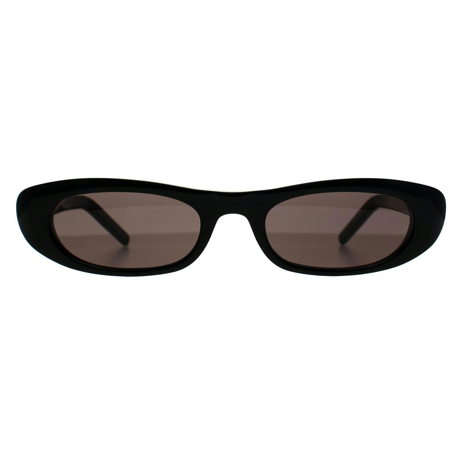Saint Laurent Black/Grey Sunglasses Sl557 001 Shiny