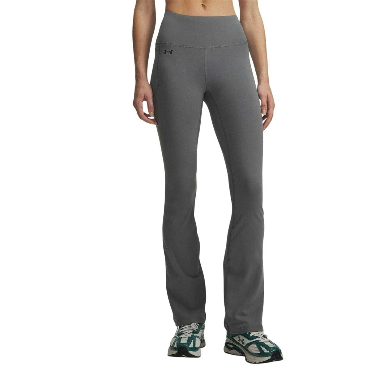 Under Armour Women's Green/Black / Motion Flared Leggings - 12 Uk R - 82% Polyester/18% Elastane