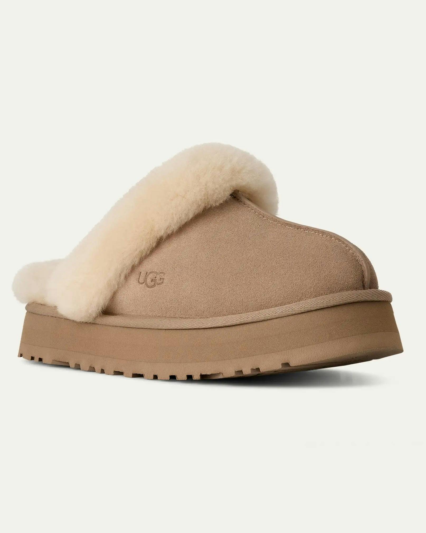 Ugg Women's Disquette Slipper - Sand - Sand - Uk7 Eu40 Us9