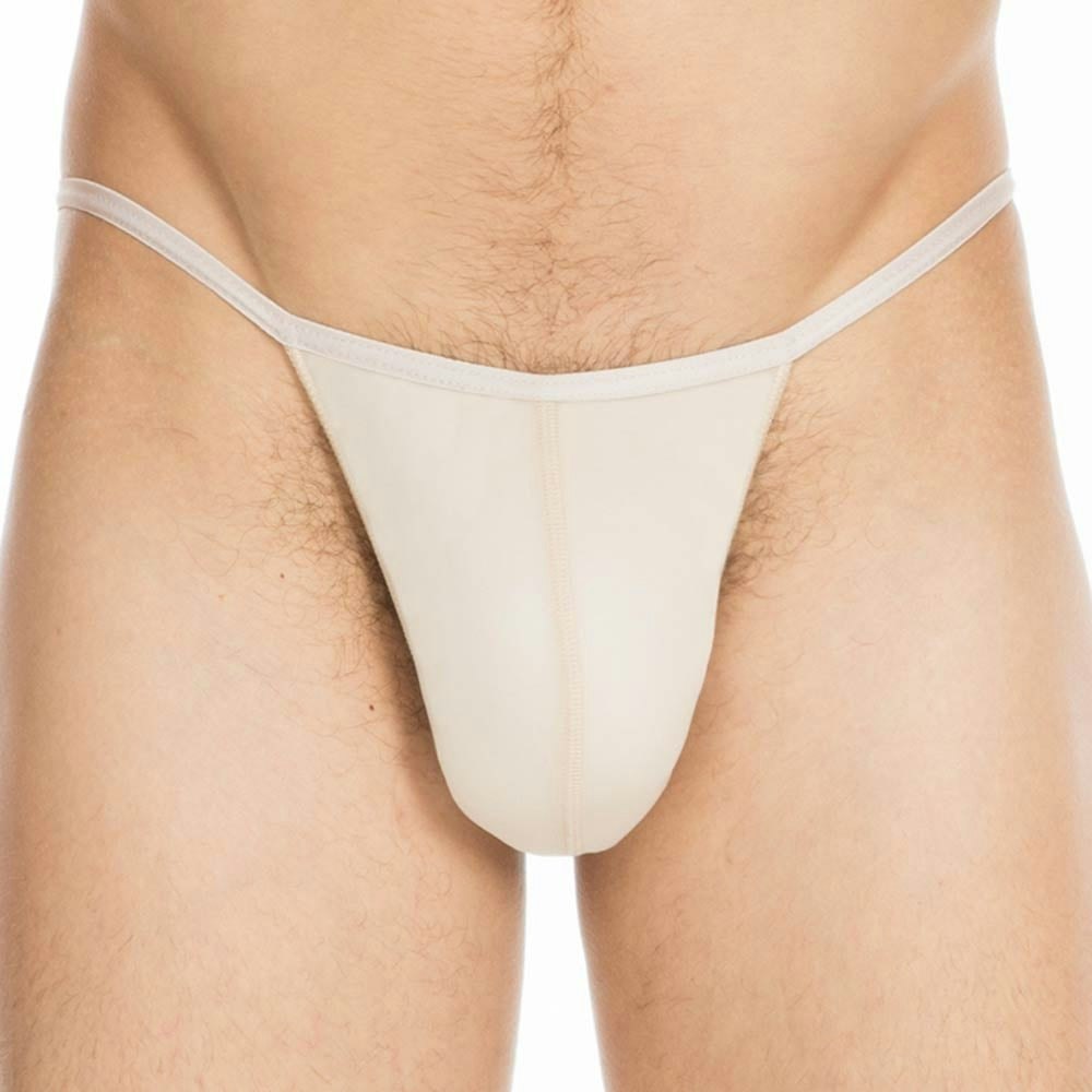 Hom Men's Plume G-String, Skin - L
