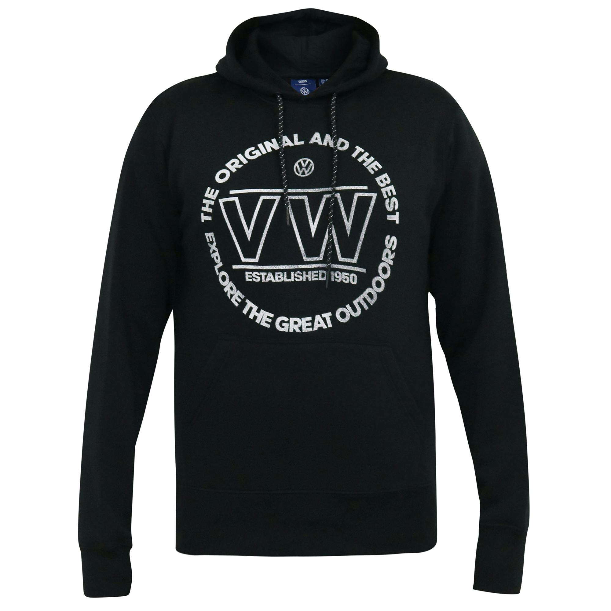 Duke Men's Black D555 Bourton Volkswagen Overhead Kingsize Hoodie - 5XL - 60% Cotton/40% Polyester