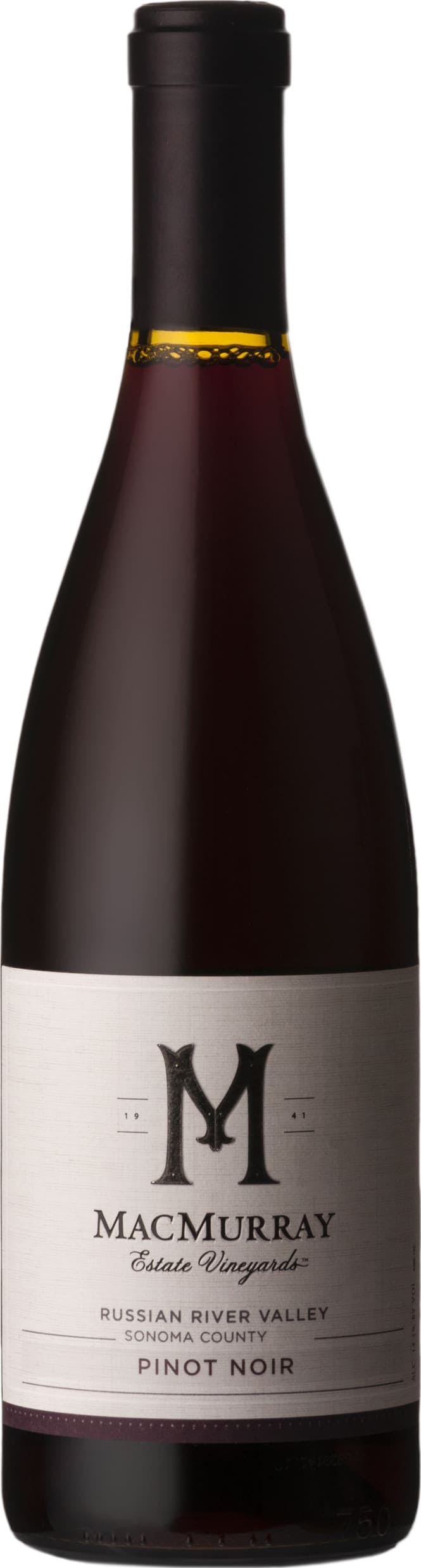 Various Wine Red/Lavender/Dark Macmurray Estate Vineyards Russian River Pinot Noir 2021 75Cl - Pack Of 6