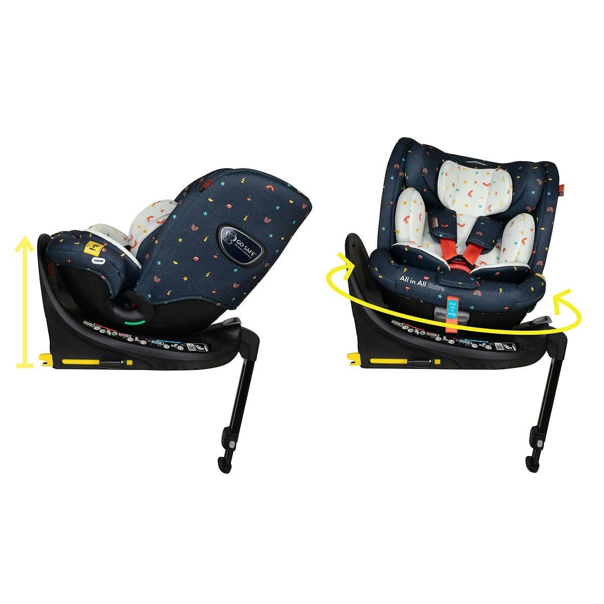 Cosatto All In All Extra I-Size 360 Car Seat Doodle Days