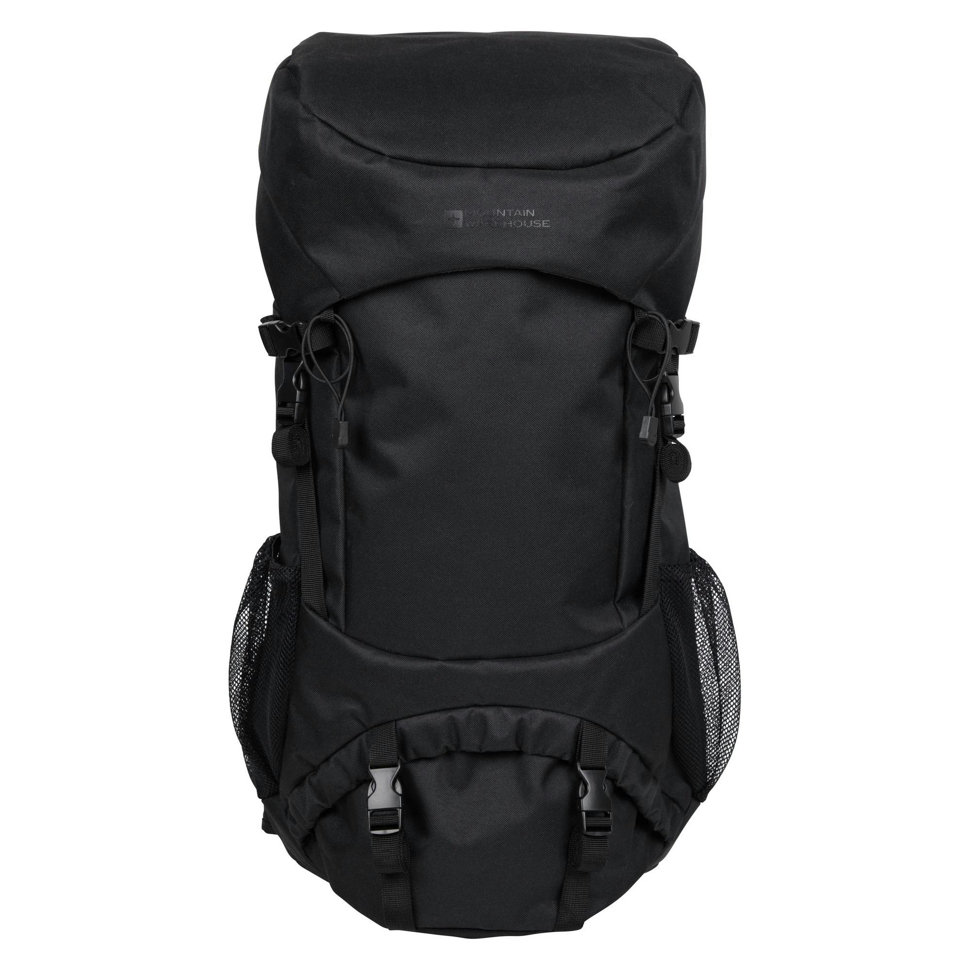 Mountain Warehouse Black Edinburgh 65L Rucksack - One Size