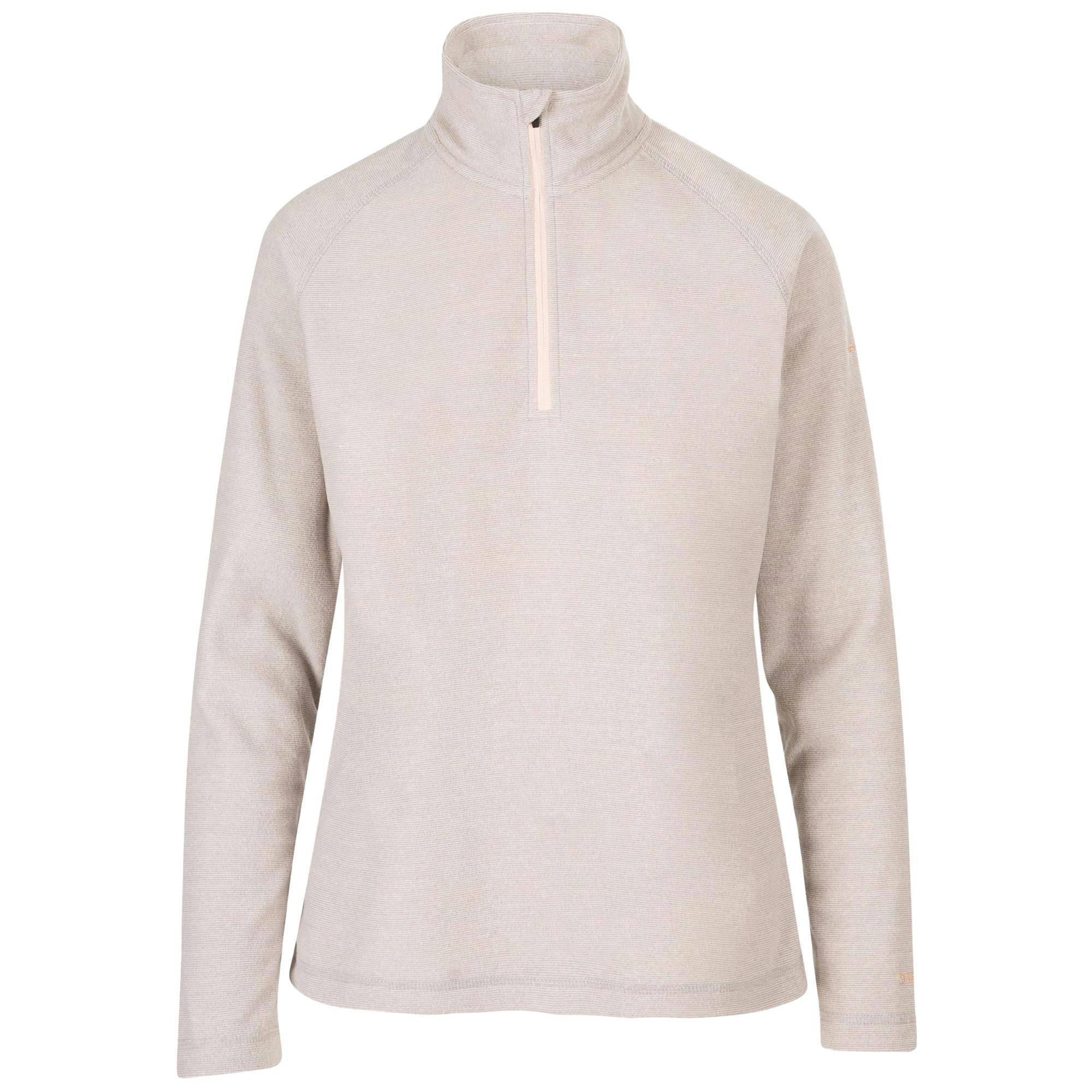 Trespass Women's Grey Meadows Fleece - Pale - Xxxl - Pale - 100% Polyester