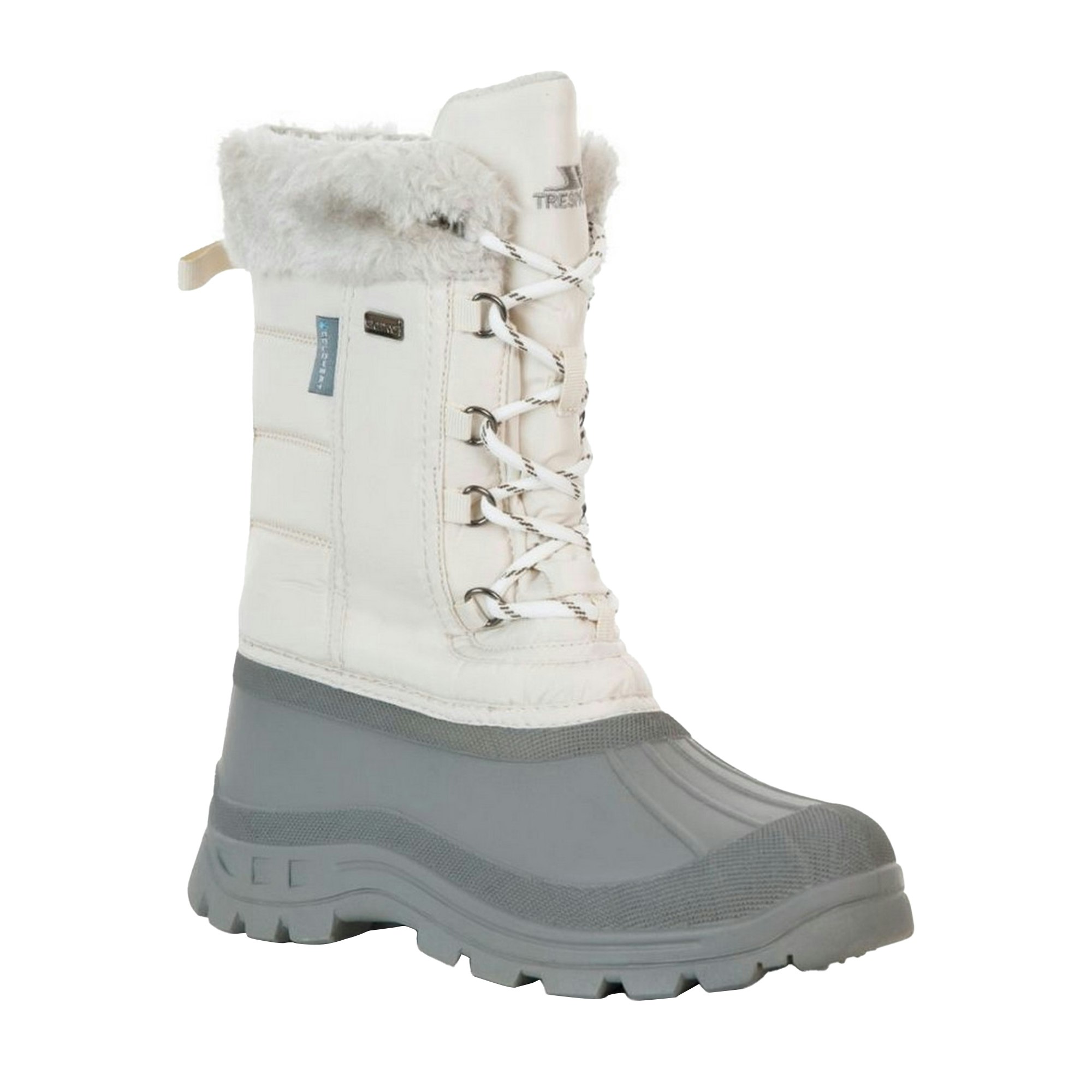 Trespass Women's Cream Stavra Ii Snow Boots - Size 5 Uk