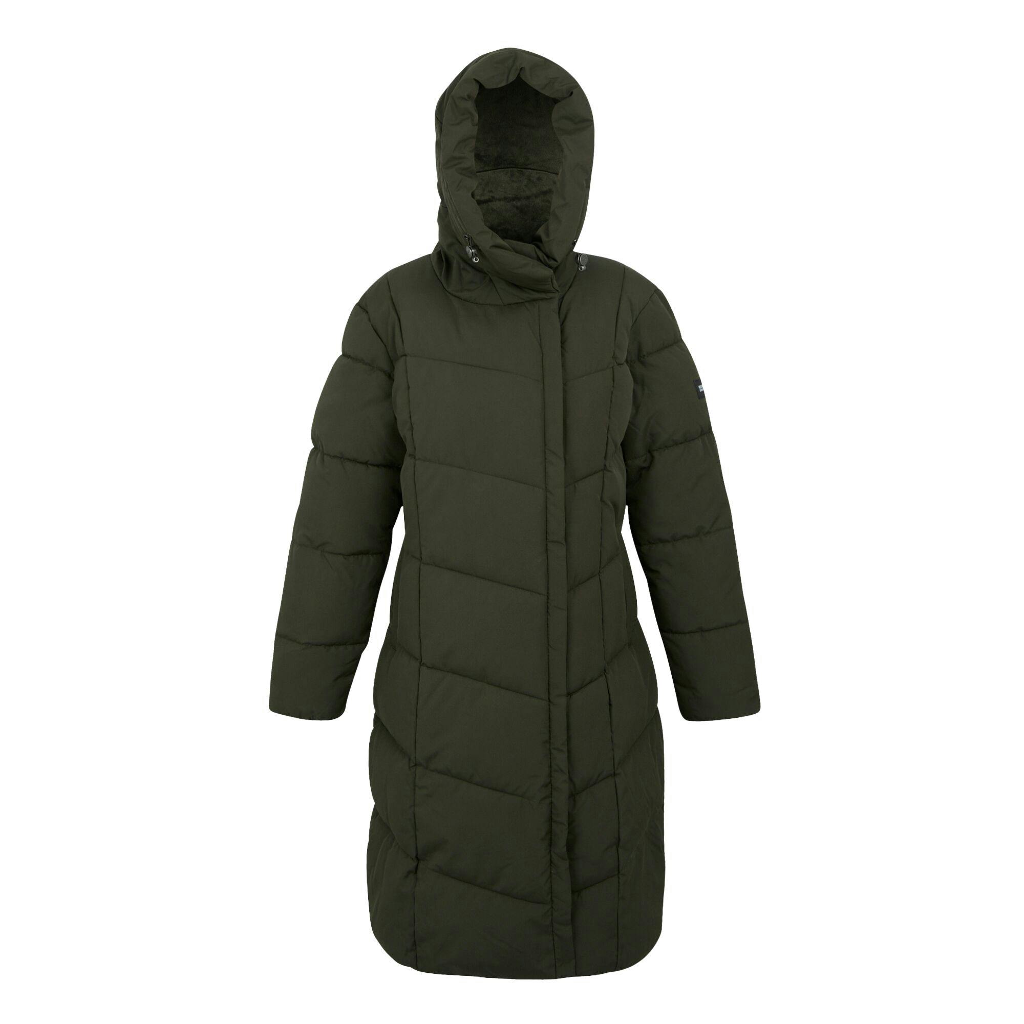 Regatta Women's Dark Nurie Quilted Jacket - Khaki - 20 Uk - Khaki - 100% Polyester