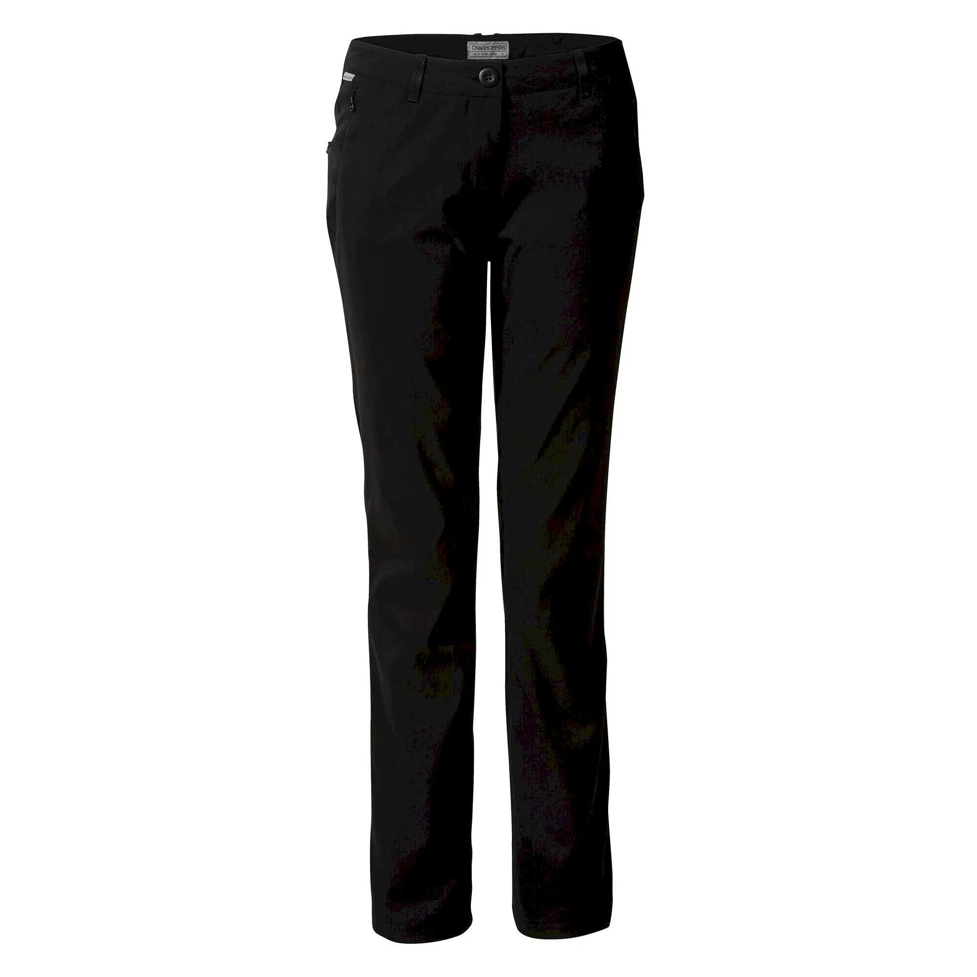 Craghoppers Women's Black / Kiwi Pro Ii Hiking Trousers - 18 Uk L