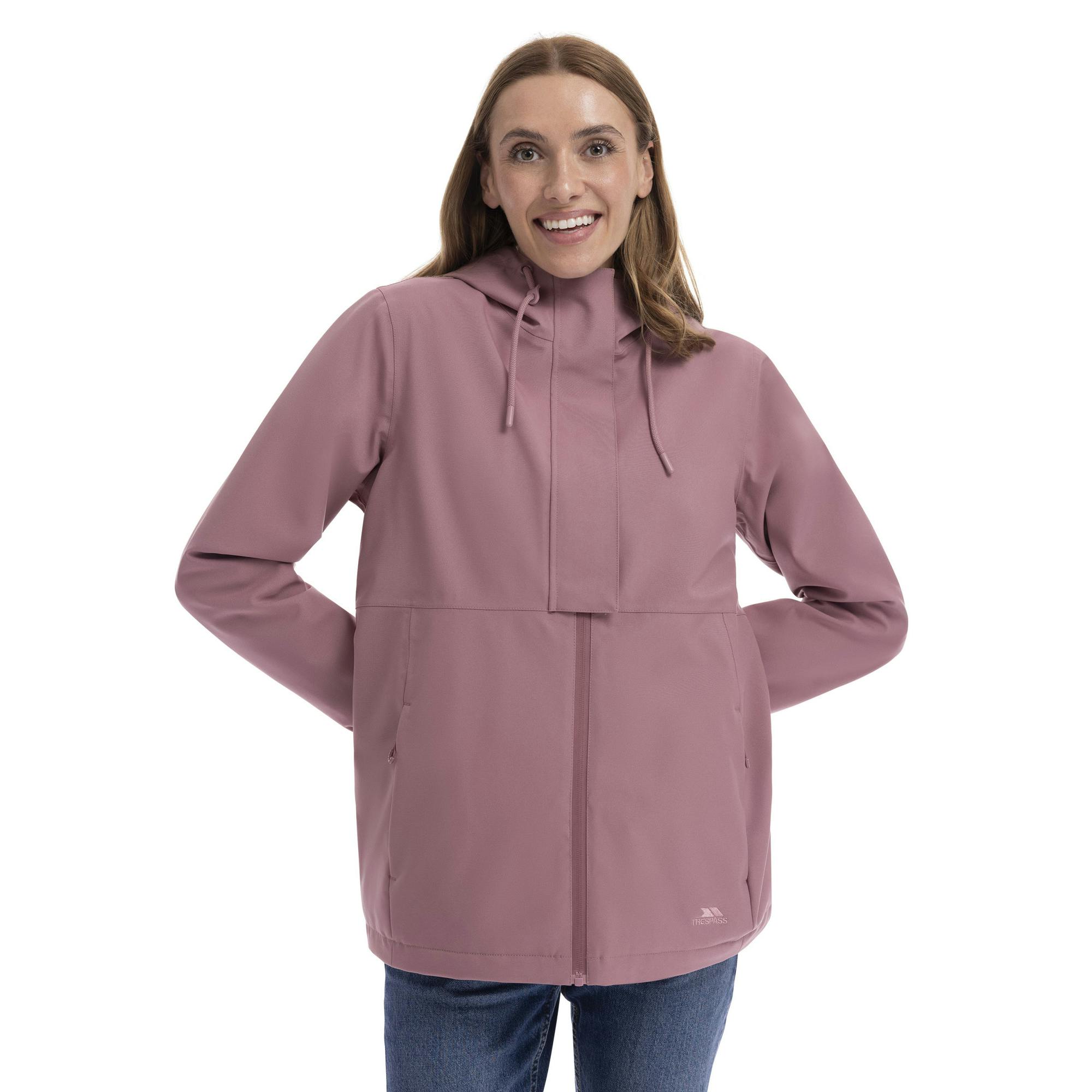 Trespass Women's Jodie Waterproof Jacket - Faded Rose - M - Faded Rose - 100% Mixed
