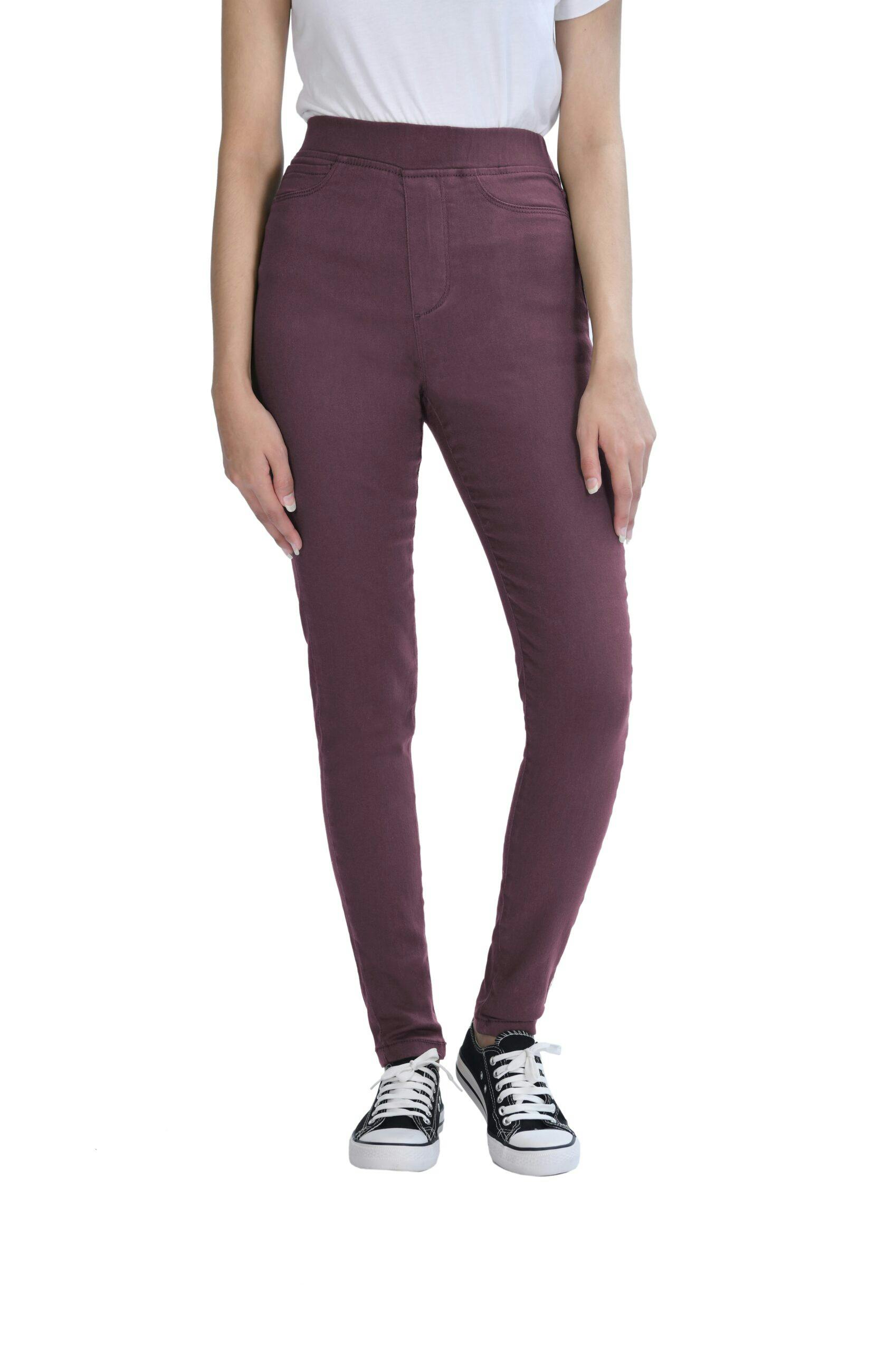 Smart Living Women's Blue/Black Stylish Skinny Fit Denim Jeggings With Pockets - Trendy & Comfy - Berry - 20