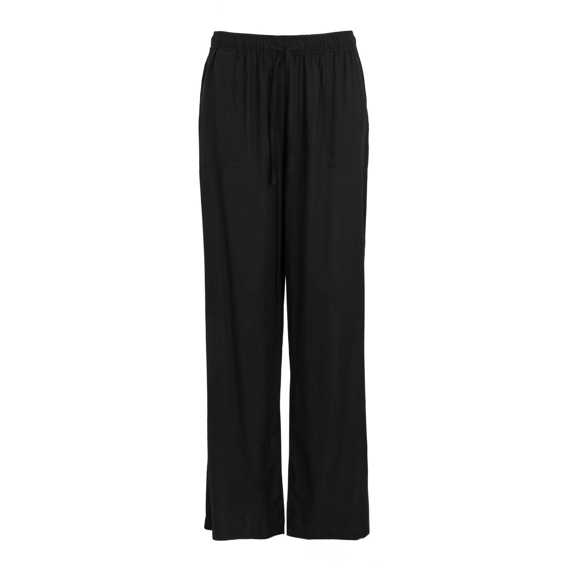 Regatta Women's Black Elbrie Plain Trousers - 16 Uk R - 100% Viscose