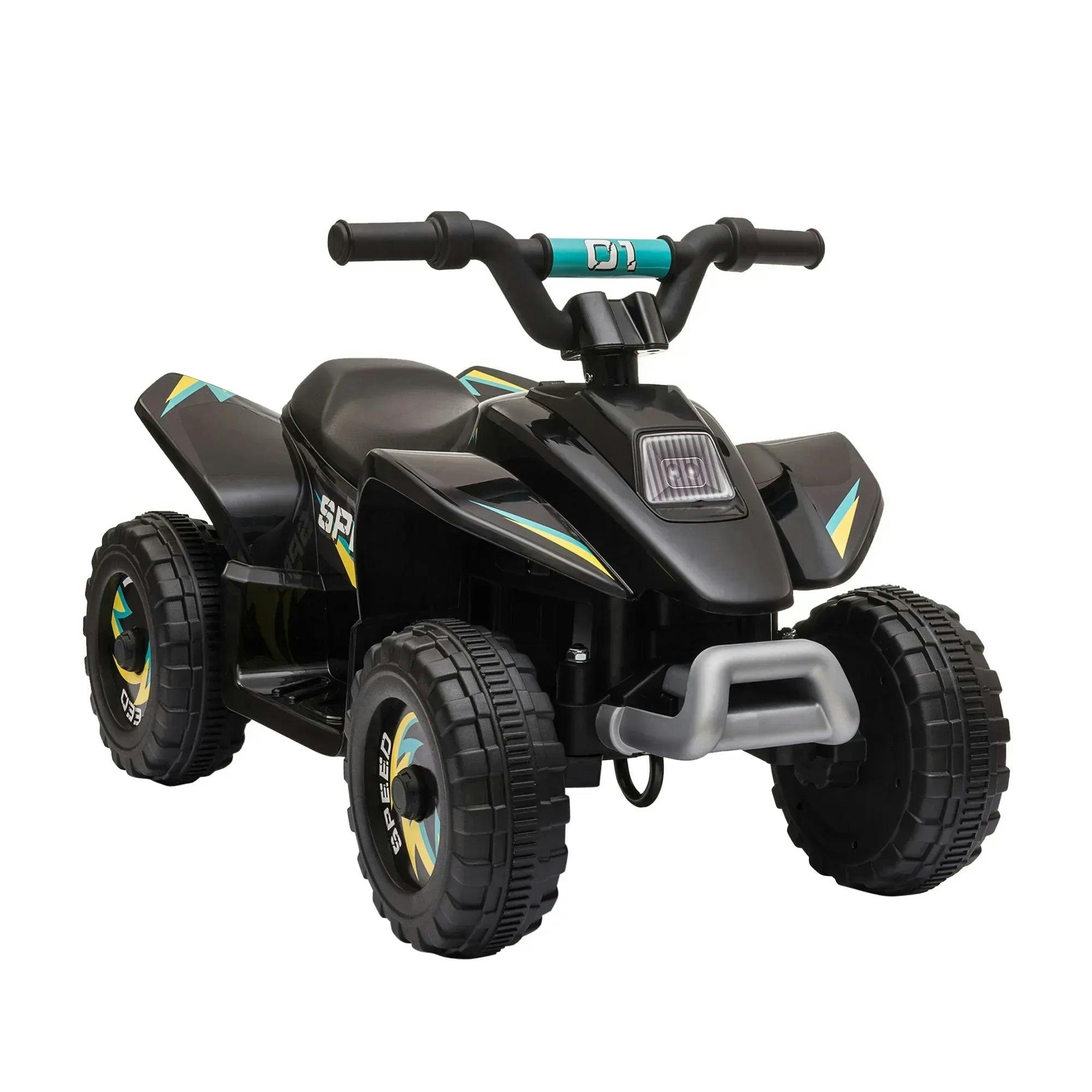 Homcom 6V Kids Electric Ride On Car For 18-36 Months Toddlers Black - Image 6
