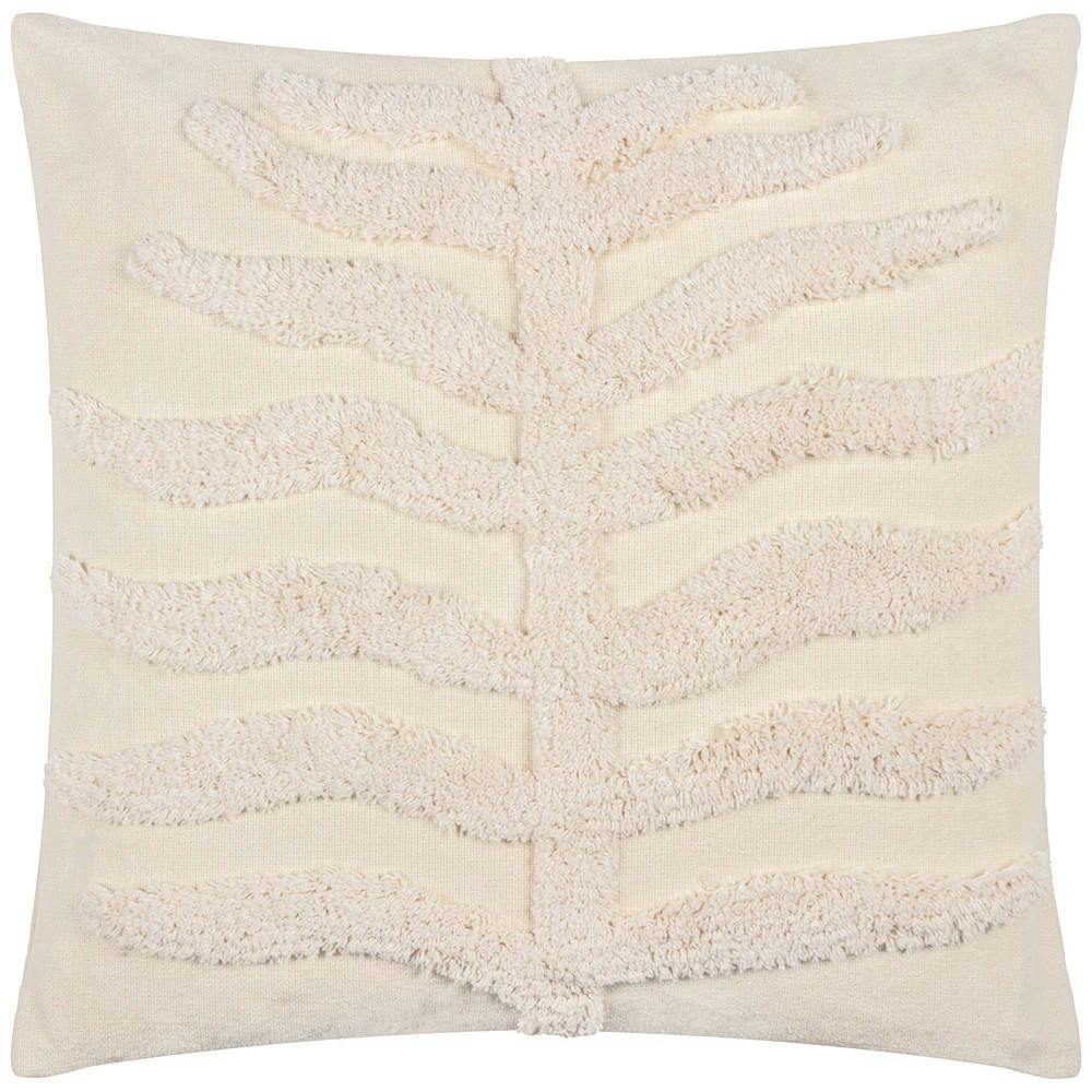 Furn Dakota Tufted Cushion Cover - Natural - 45Cm X 45Cm - Natural - 100% Cotton