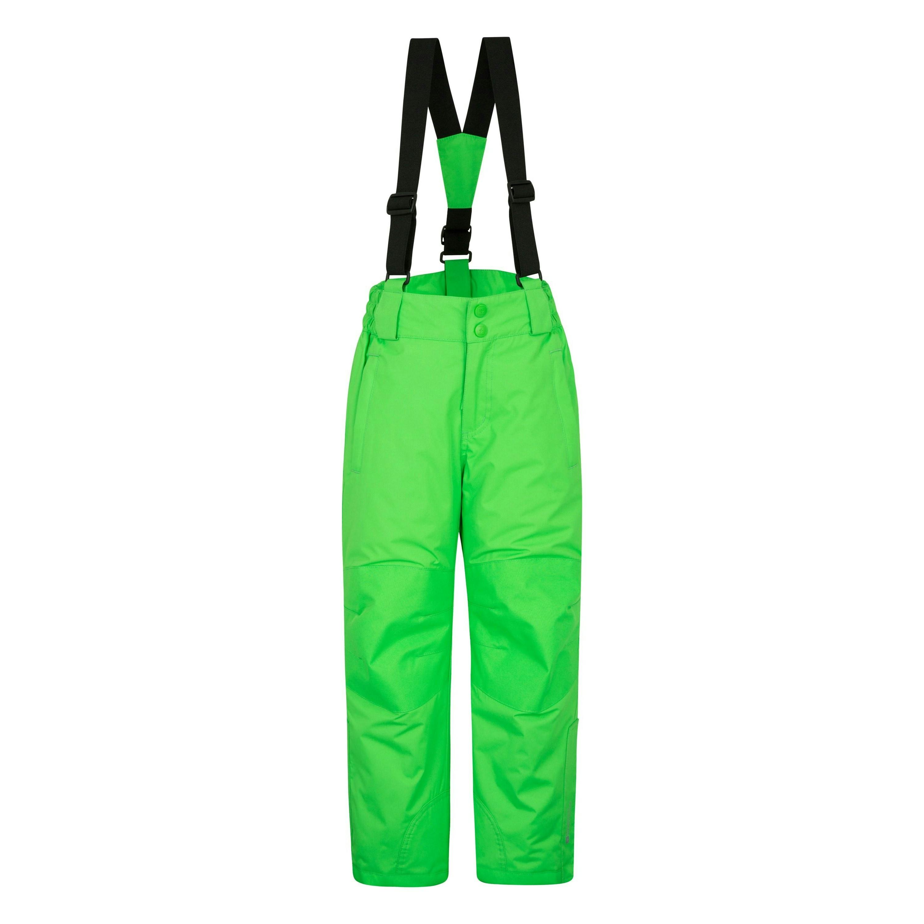 Mountain Warehouse Green Kids Raptor Ski Trousers - 5-6 Years - 100% Polyester