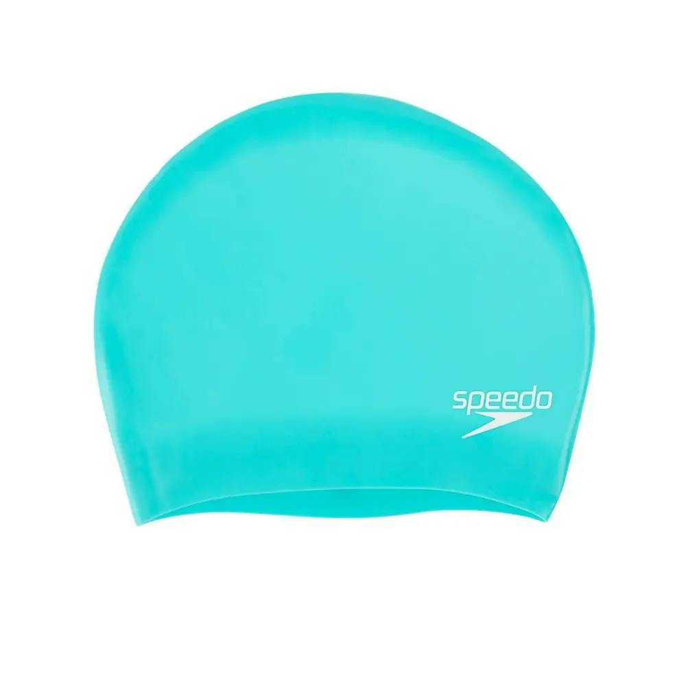 Speedo Long Hair Silicone Swimming Cap - Spearmint