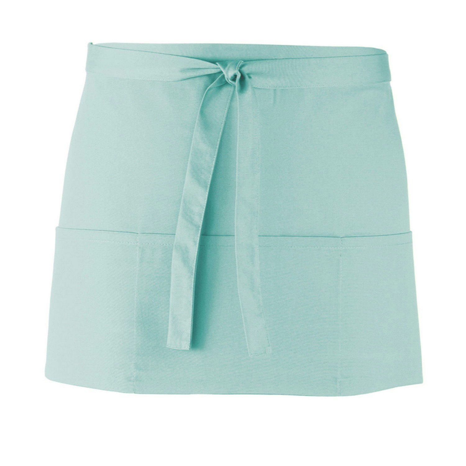 (One Size, Aqua) Premier Colours 3 Pocket Short Apron 5063470680955 - Image 3