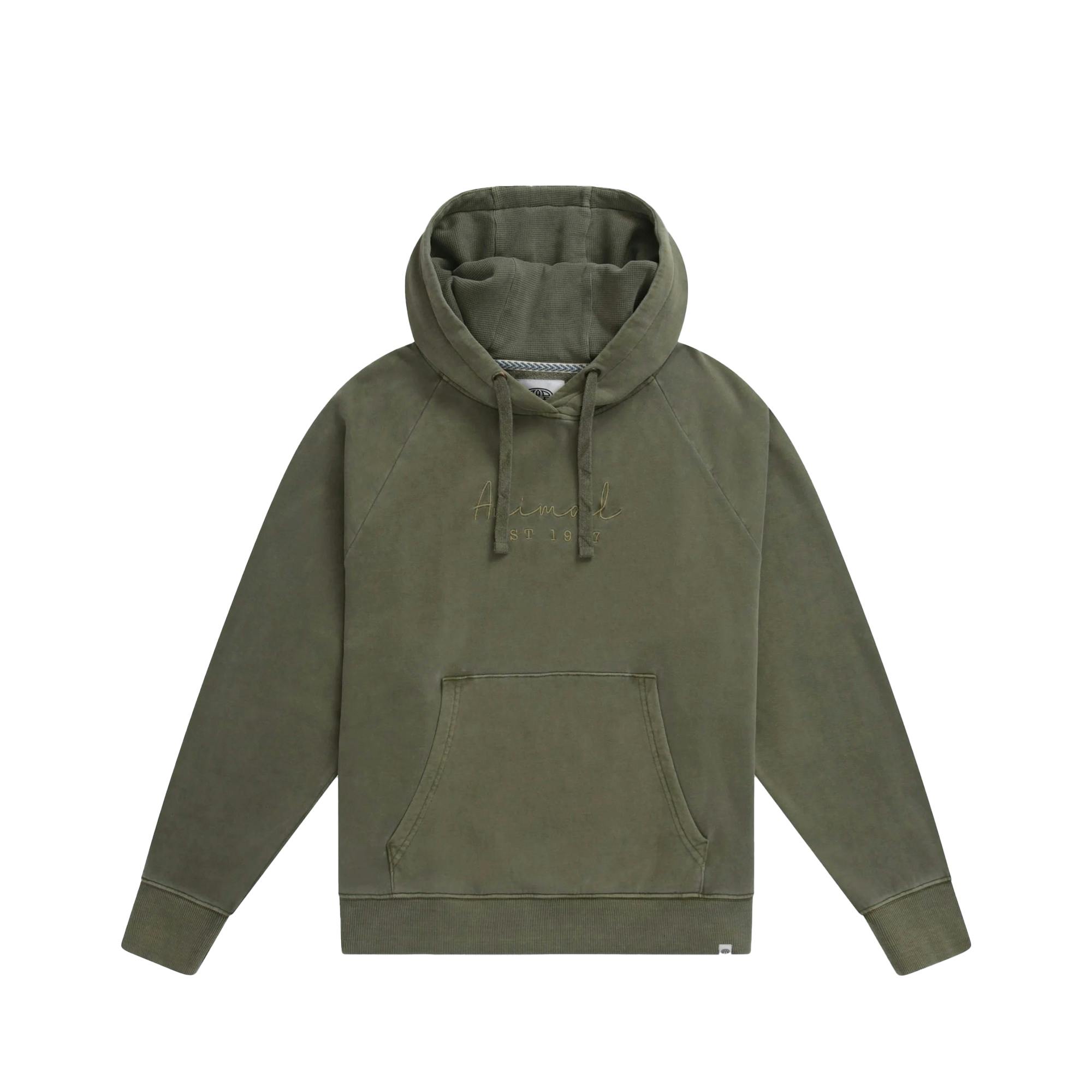 Animal Women's Dark/Green Kaya Organic Hoodie - 6 Uk - 100% Mixed