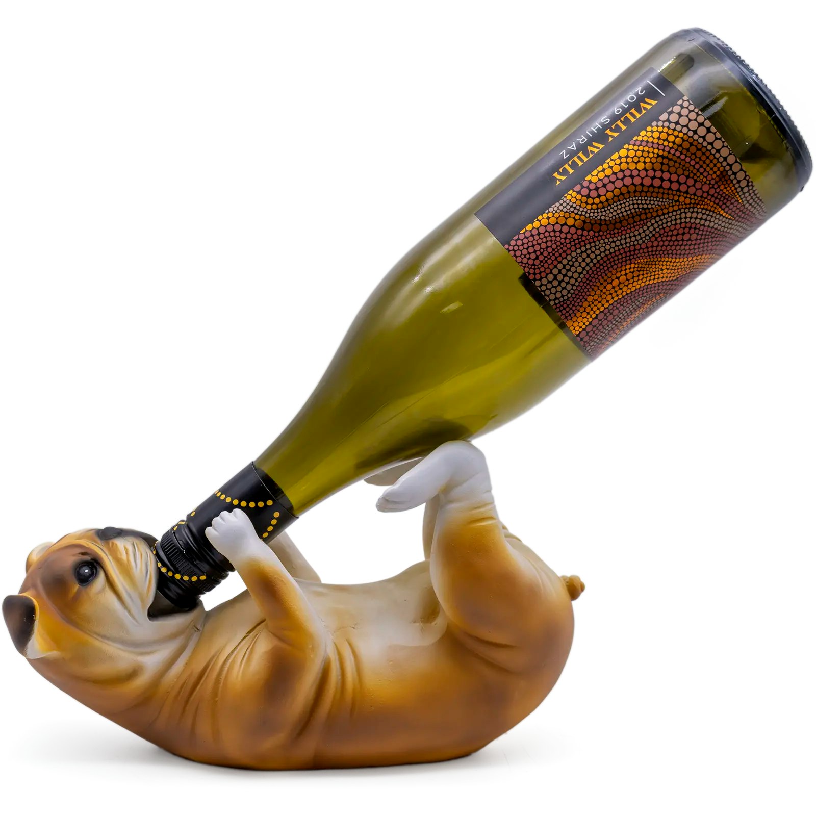 Maison Des Cadeaux Puppy Dog Wine Bottle Holder