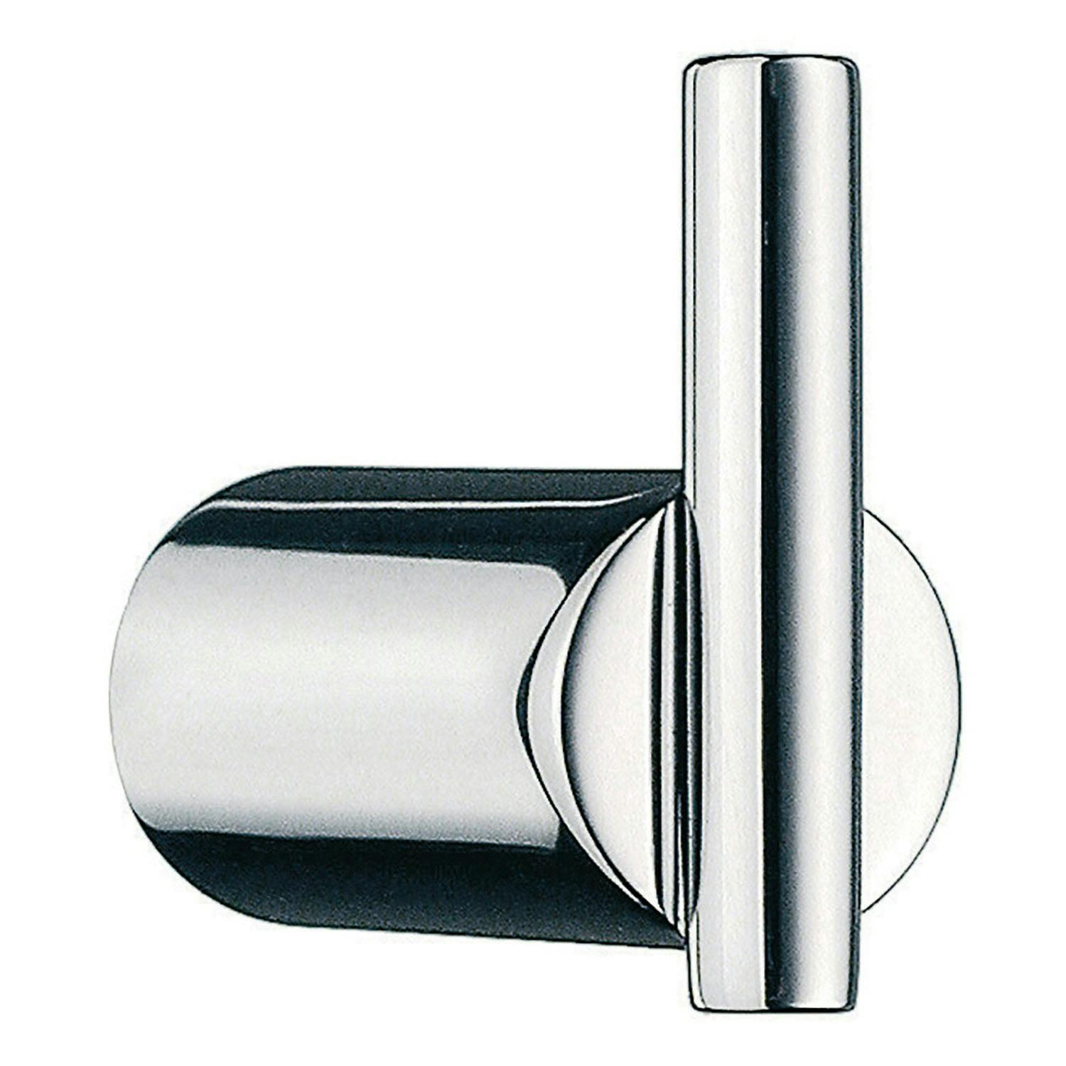 Beslagsboden Single Hook In Chrome Stainless Steel, Height 30Mm