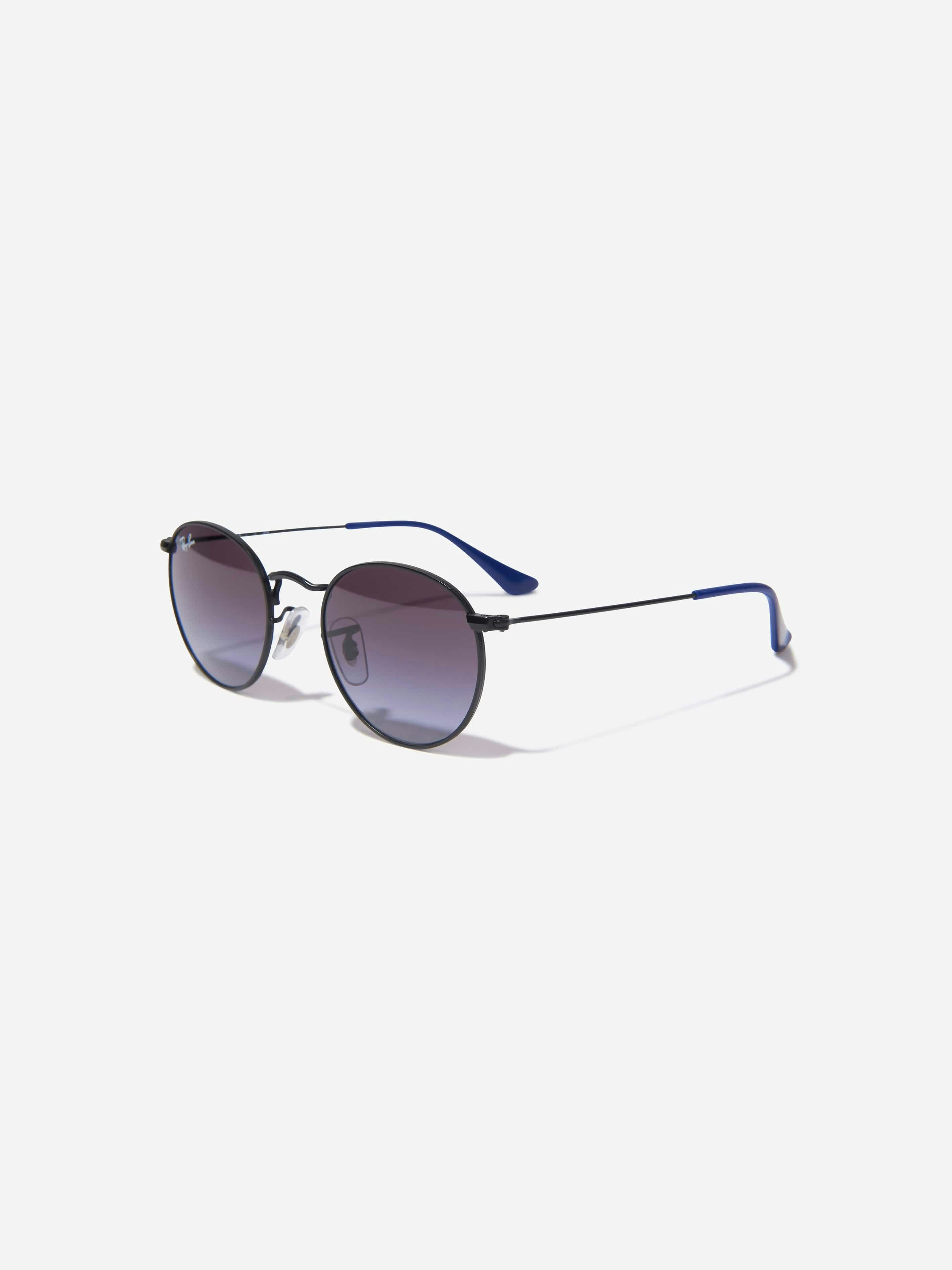 Ray-Ban Black Kids Round Sunglasses In - 4 - 7 Yrs