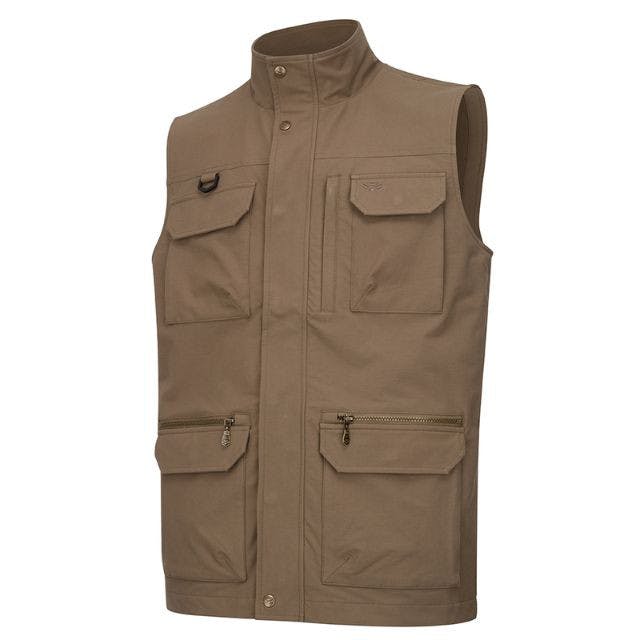 Hoggs Of Fife Rothesay Utility Gilet - Khaki - Xl