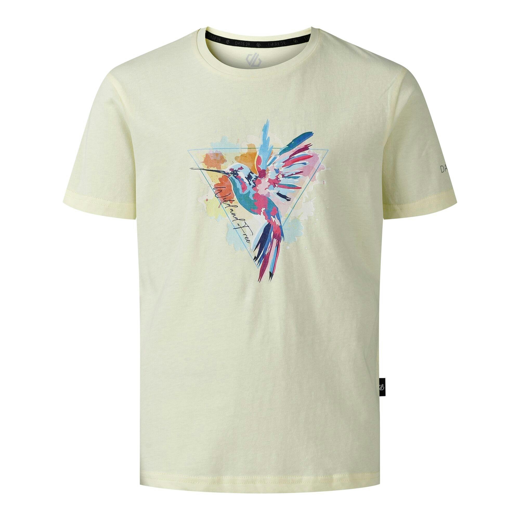 Dare 2B Yellow Kids Trailblazer Iii Hummingbird T-Shirt - Wax - 13 Years - Wax - 100% Cotton