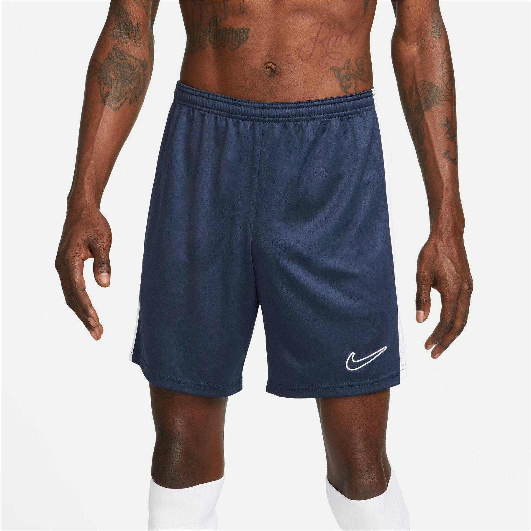 Nike Men's Blue Academy Shorts - Obsidian - Xs - Obsidian - 100% Polyester