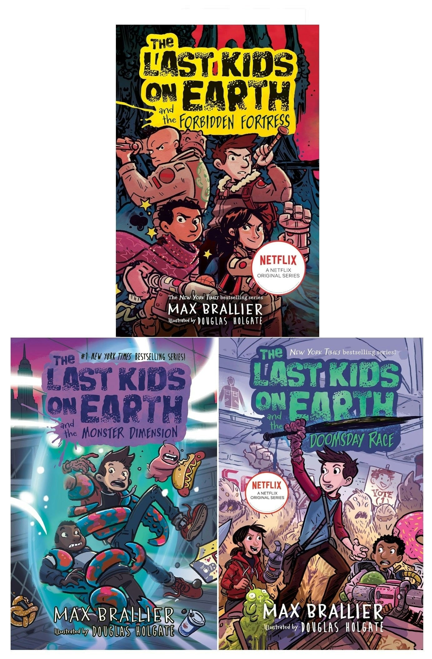Egmont The Last Kids On Earth 3 Book Set By Max Brallier (Books 7-9)
