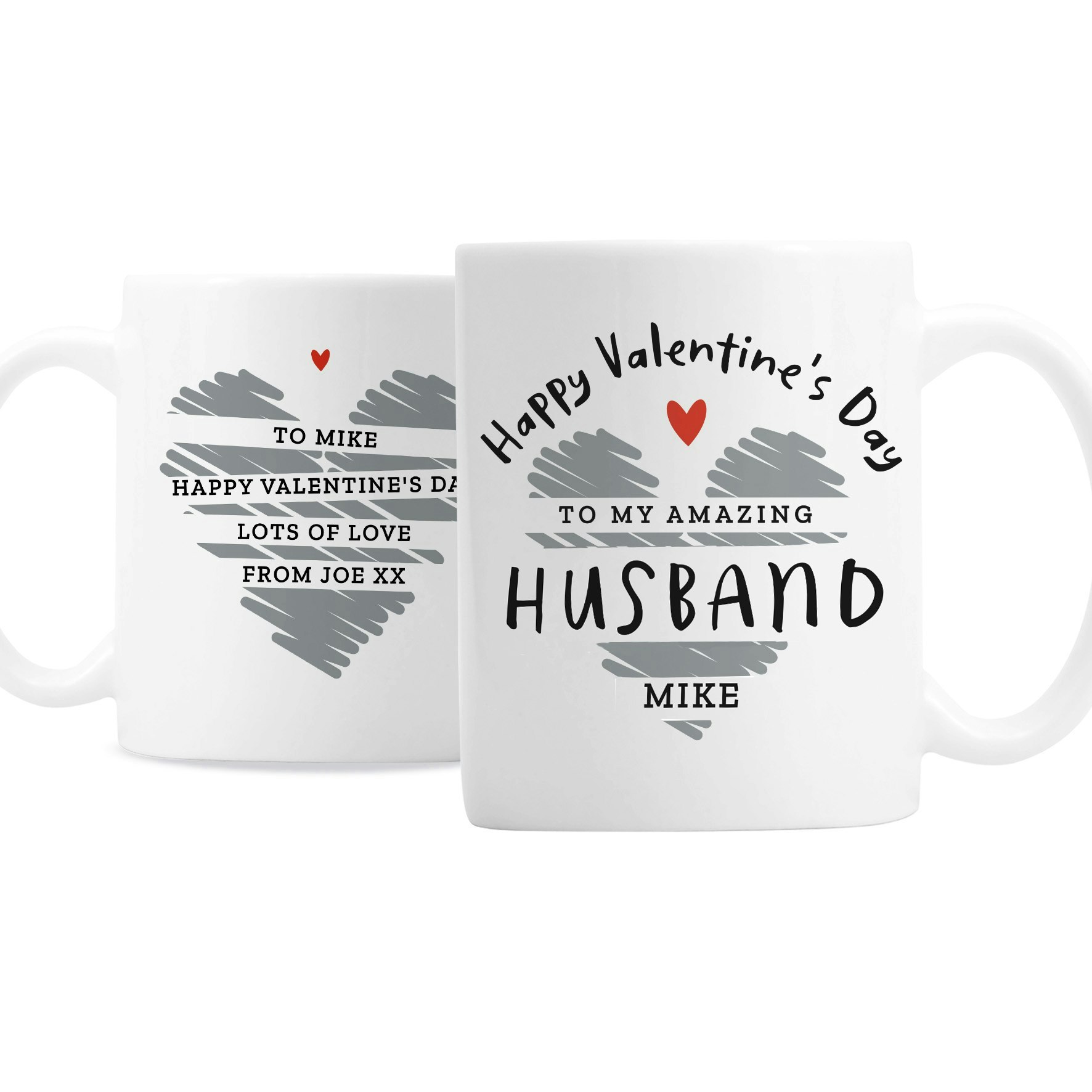 Rackhams Personalised Happy Valentine's Day Mug